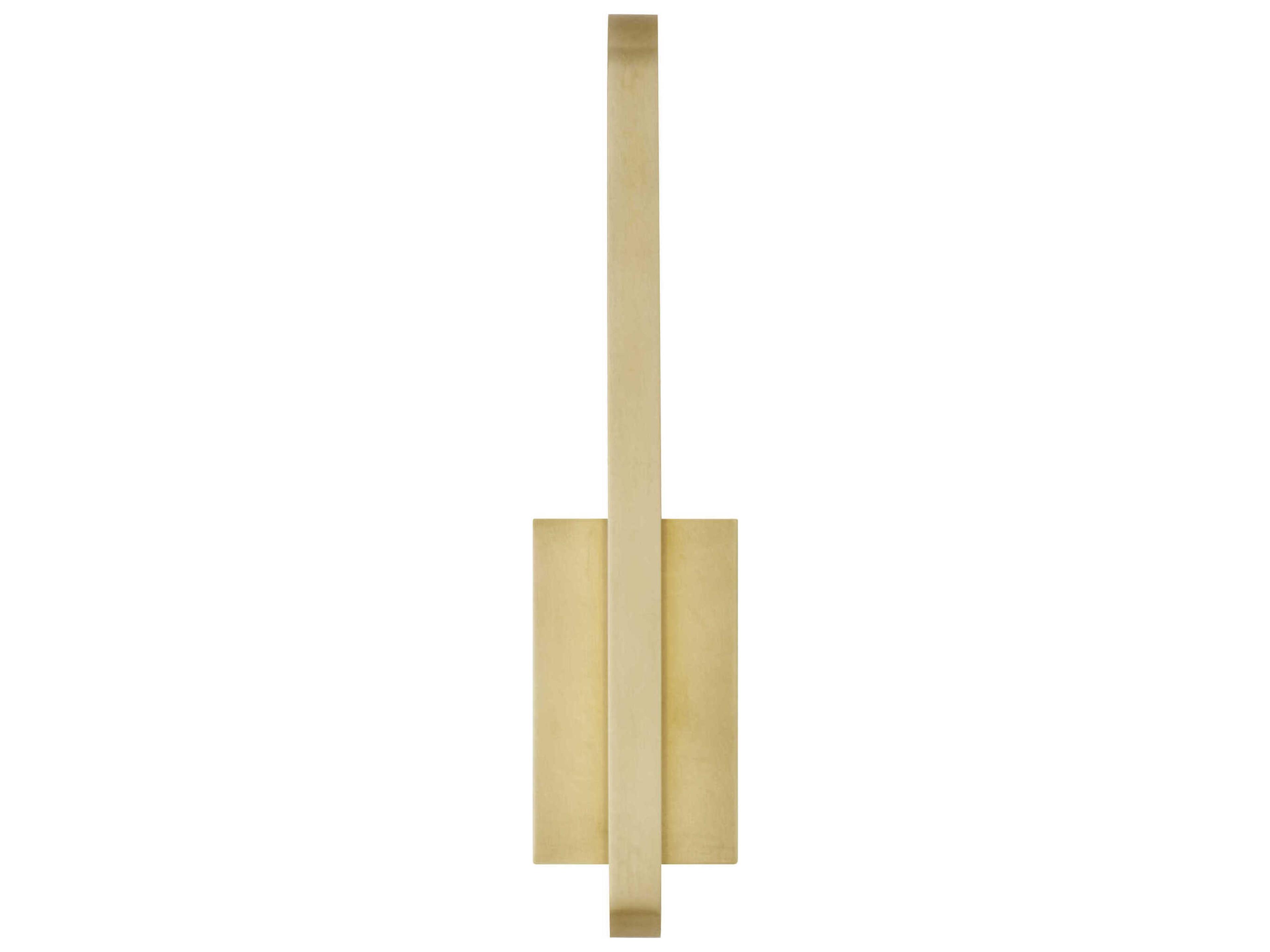 Banda Wall Sconce 13 Inch Natural Brass
