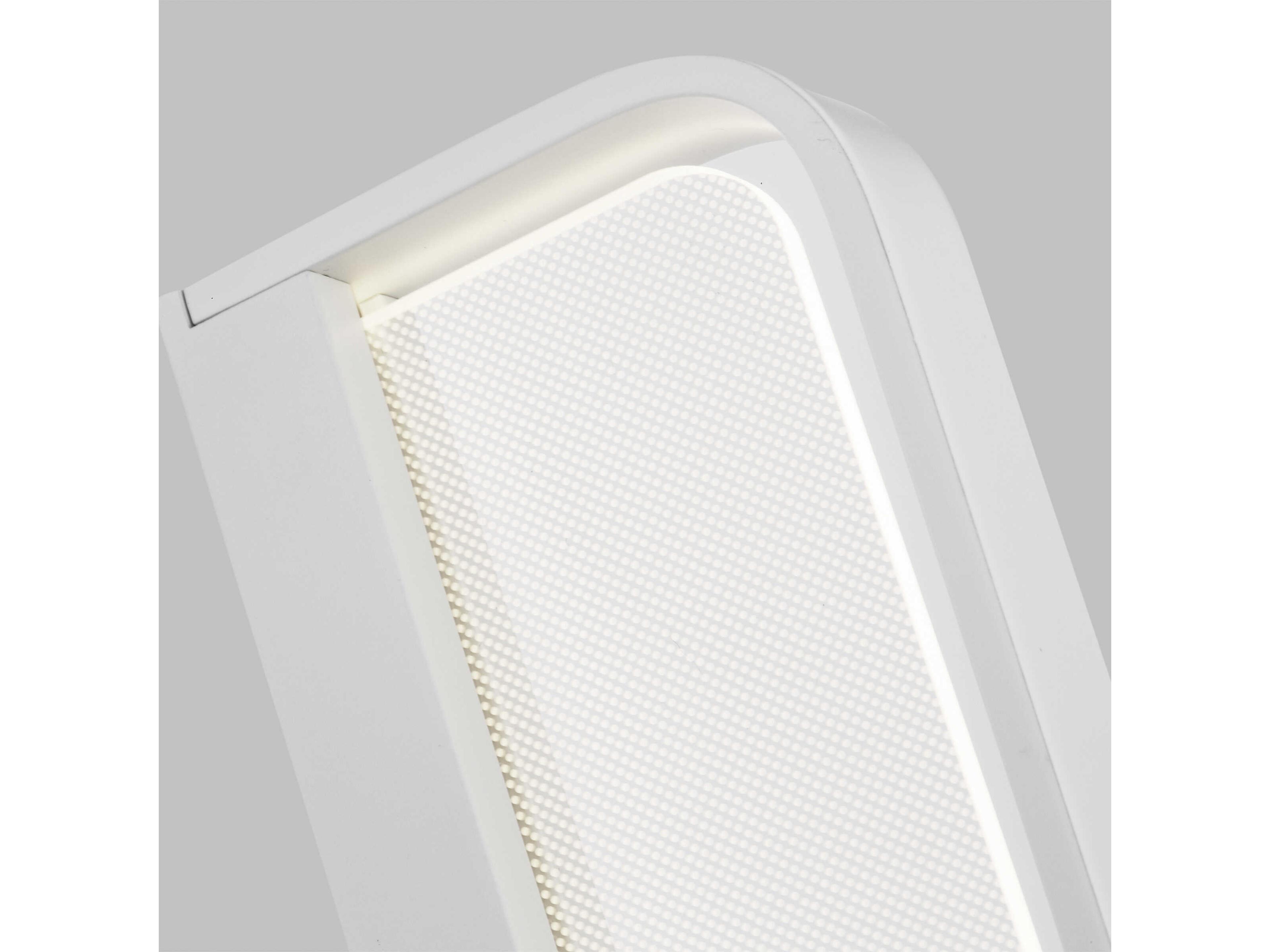 Visual Comfort Modern Banda 1-Light Matte White Wall Sconce