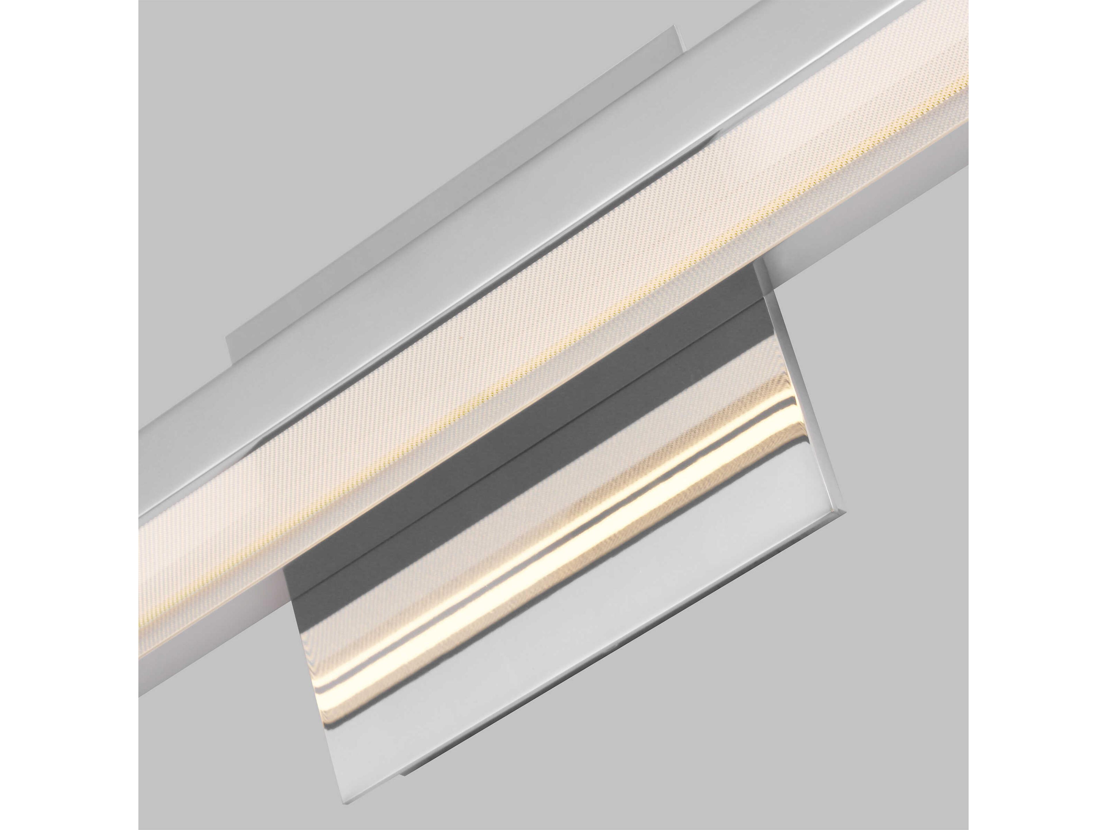 Visual Comfort Modern Banda 1-Light Chrome Vanity Light