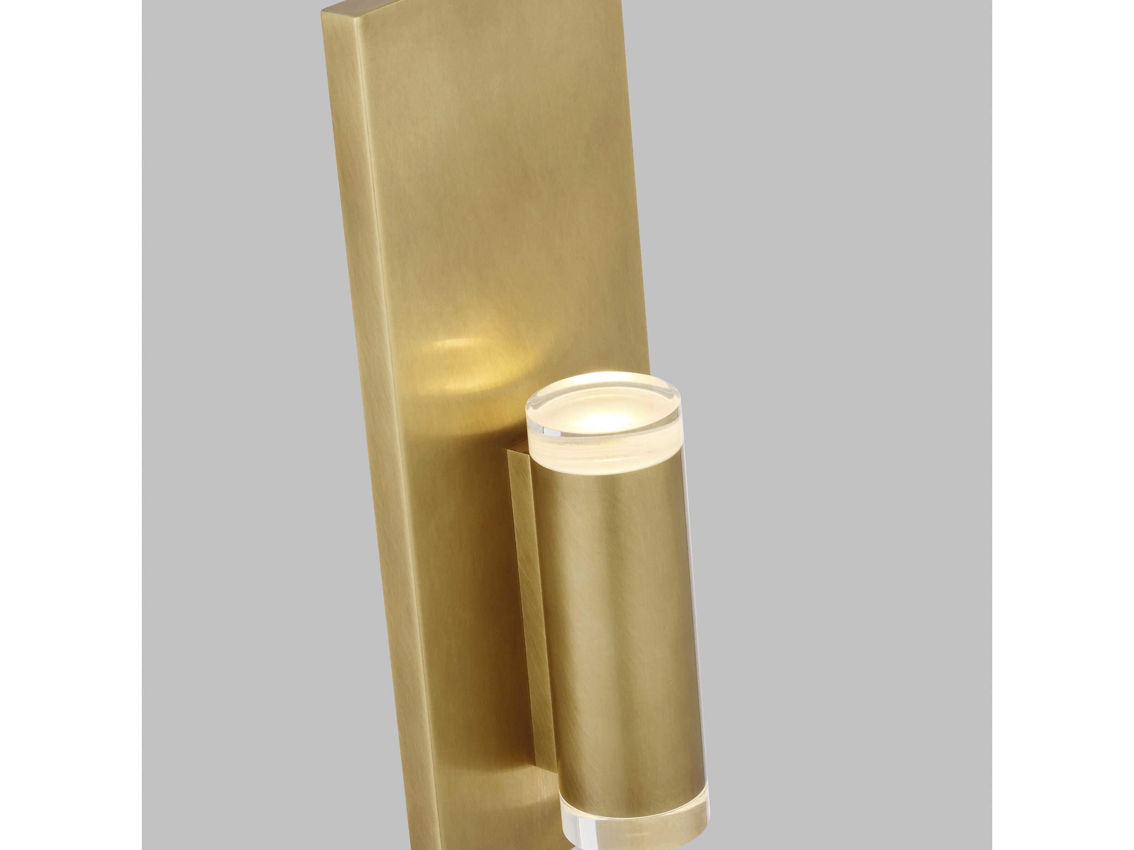 Visual Comfort Modern Dobson-II 1-Light Natural Brass Wall Sconce