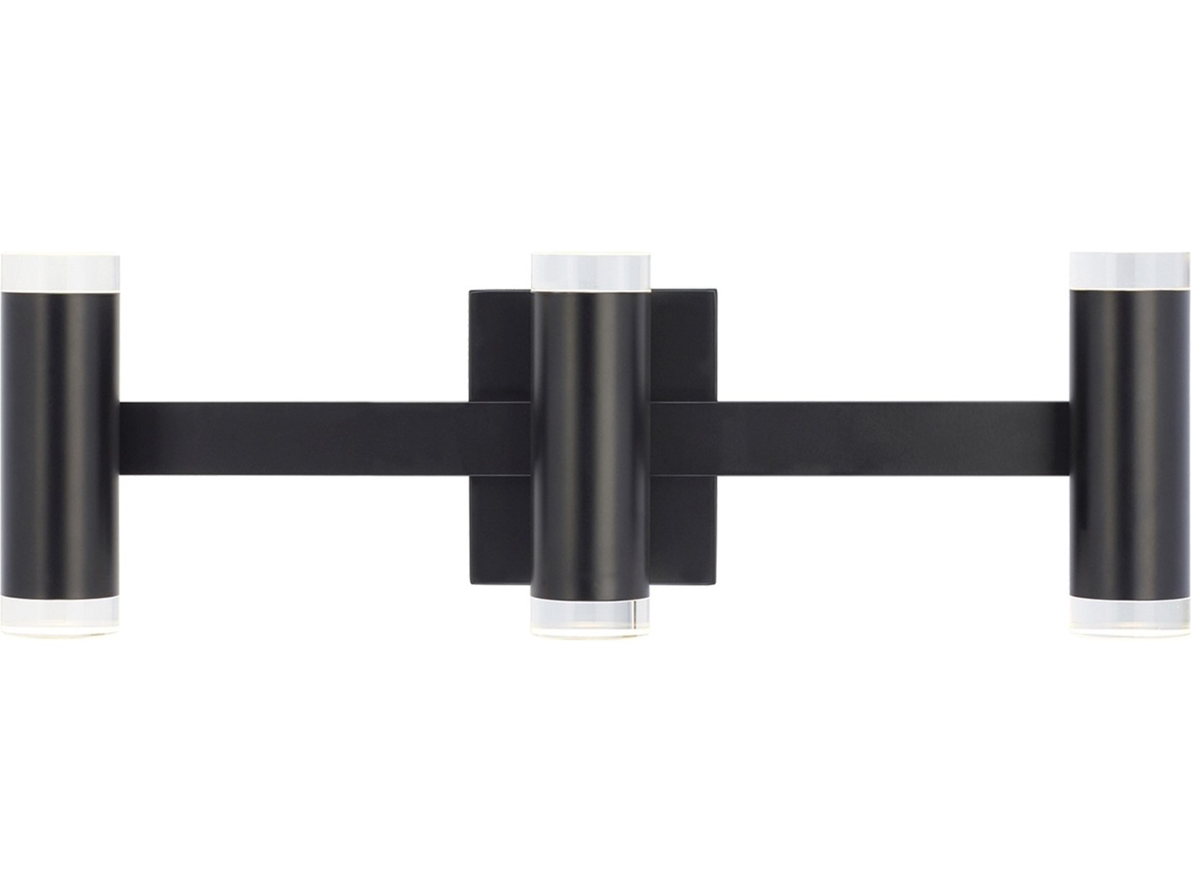 Visual Comfort Modern Dobson Ii 1-Light Black Vanity Light