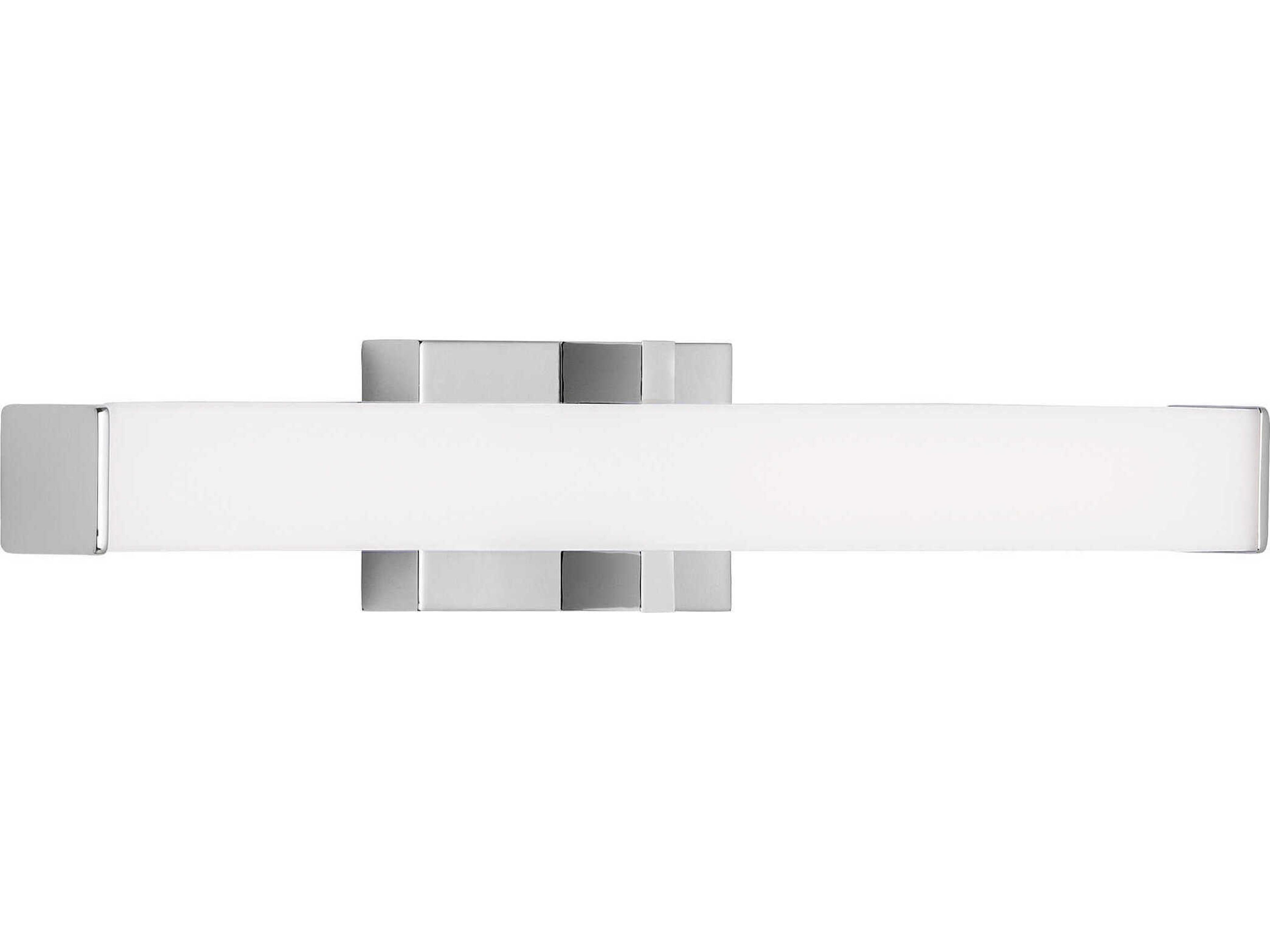 Visual Comfort Modern Ellis 1-Light Chrome Vanity Light