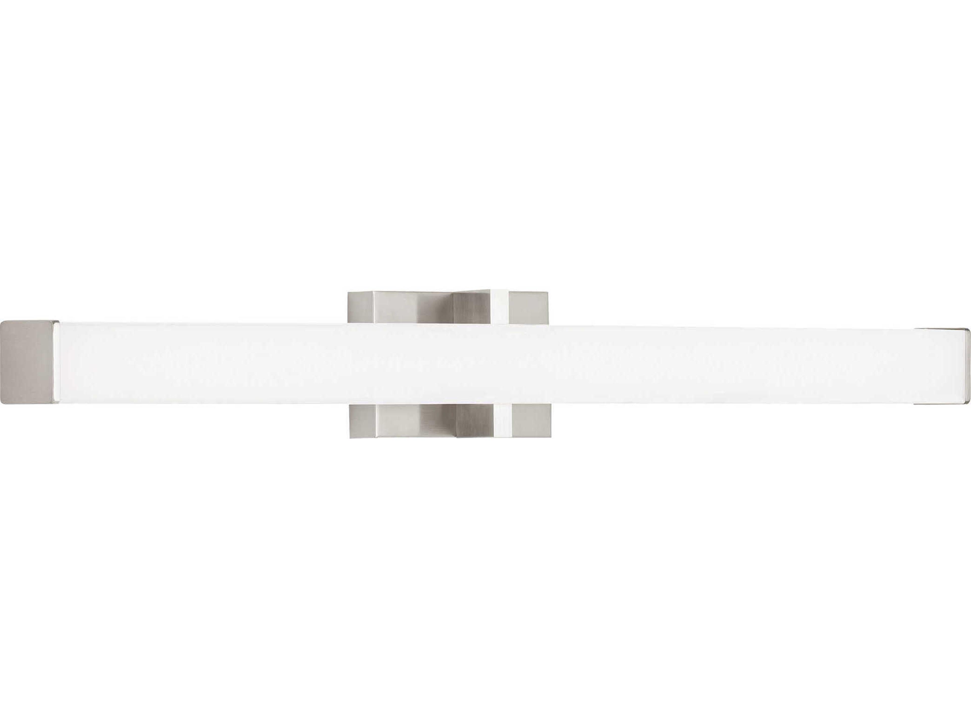 Visual Comfort Modern Ellis 1-Light Satin Nickel Vanity Light