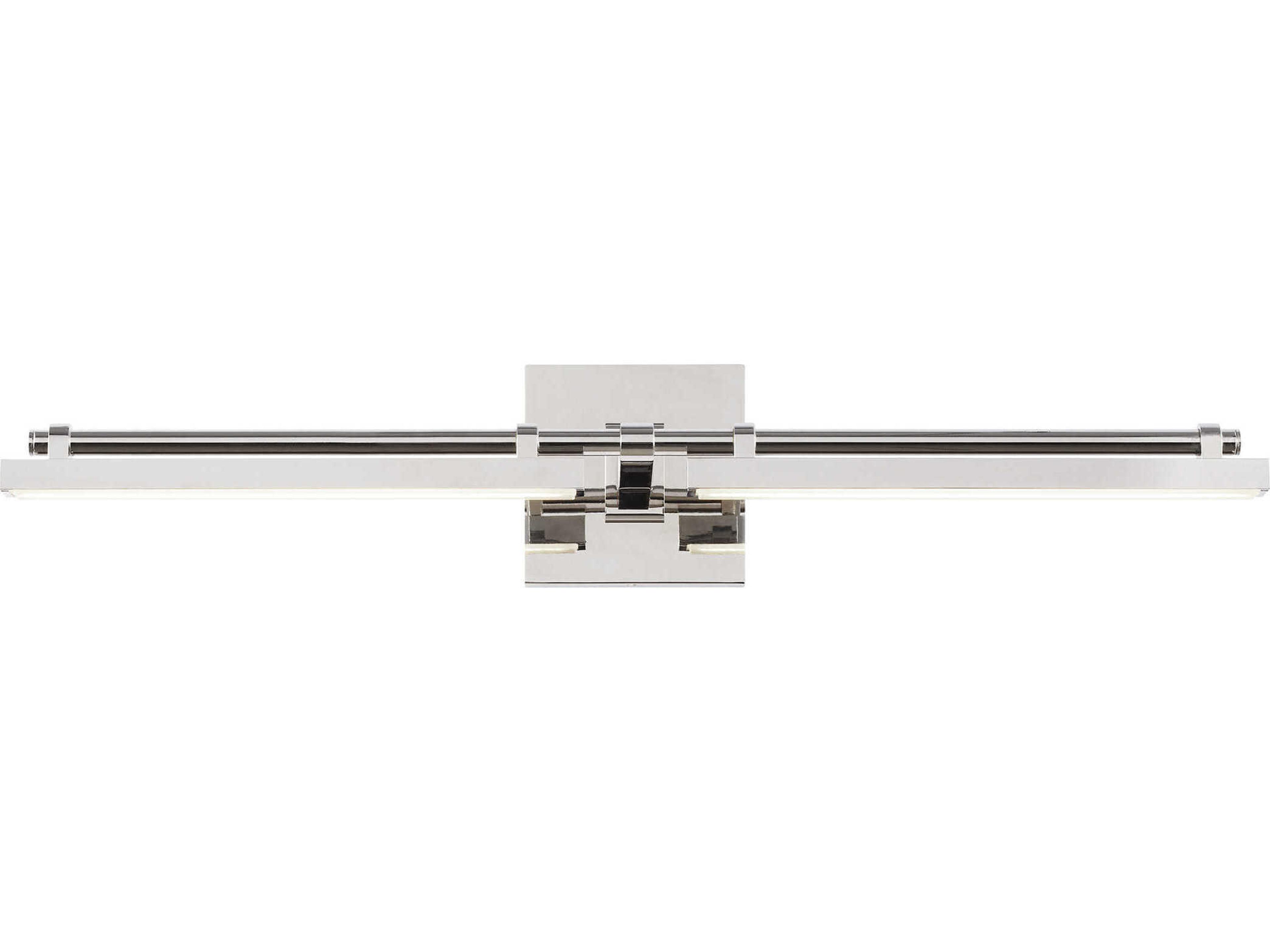 Visual Comfort Modern Kal 1-Light Polished Nickel Vanity Light