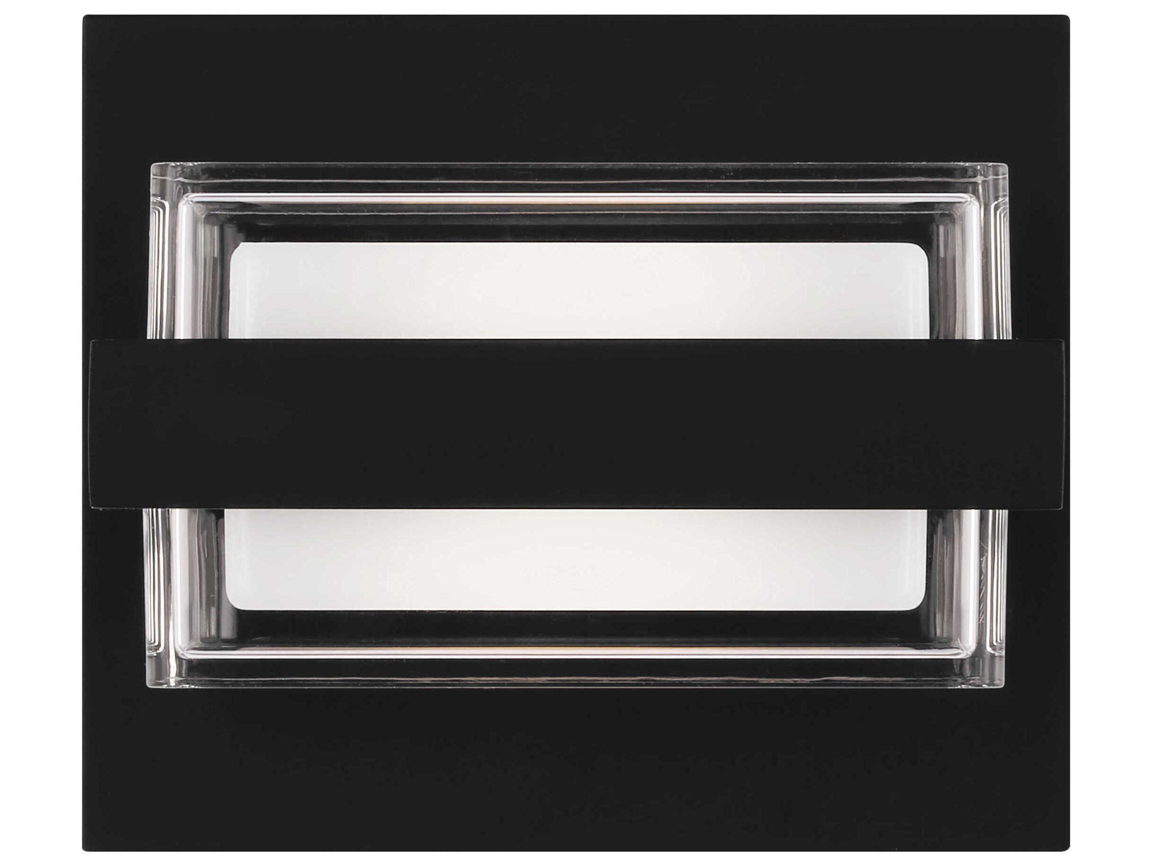 Visual Comfort Modern Kamden 1-Light Nightshade Black Wall Sconce