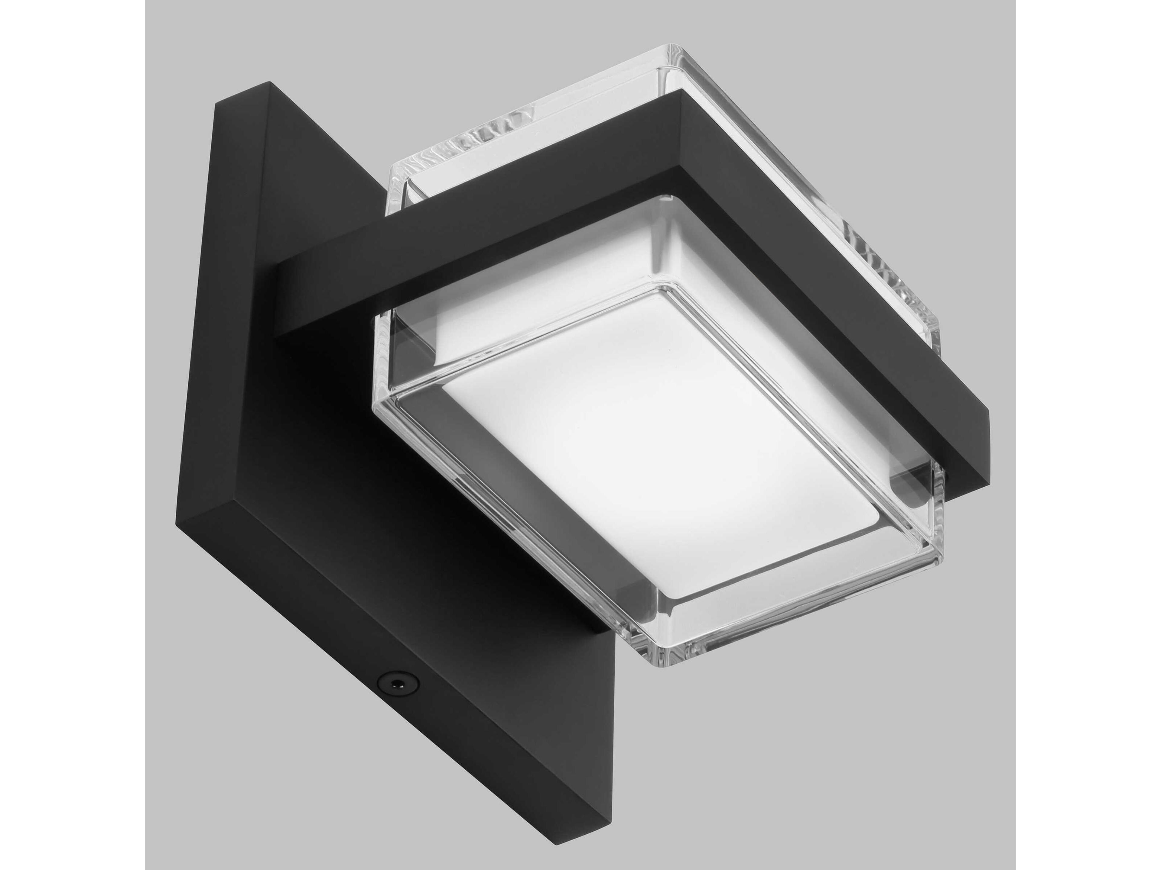 Visual Comfort Modern Kamden 1-Light Nightshade Black Wall Sconce