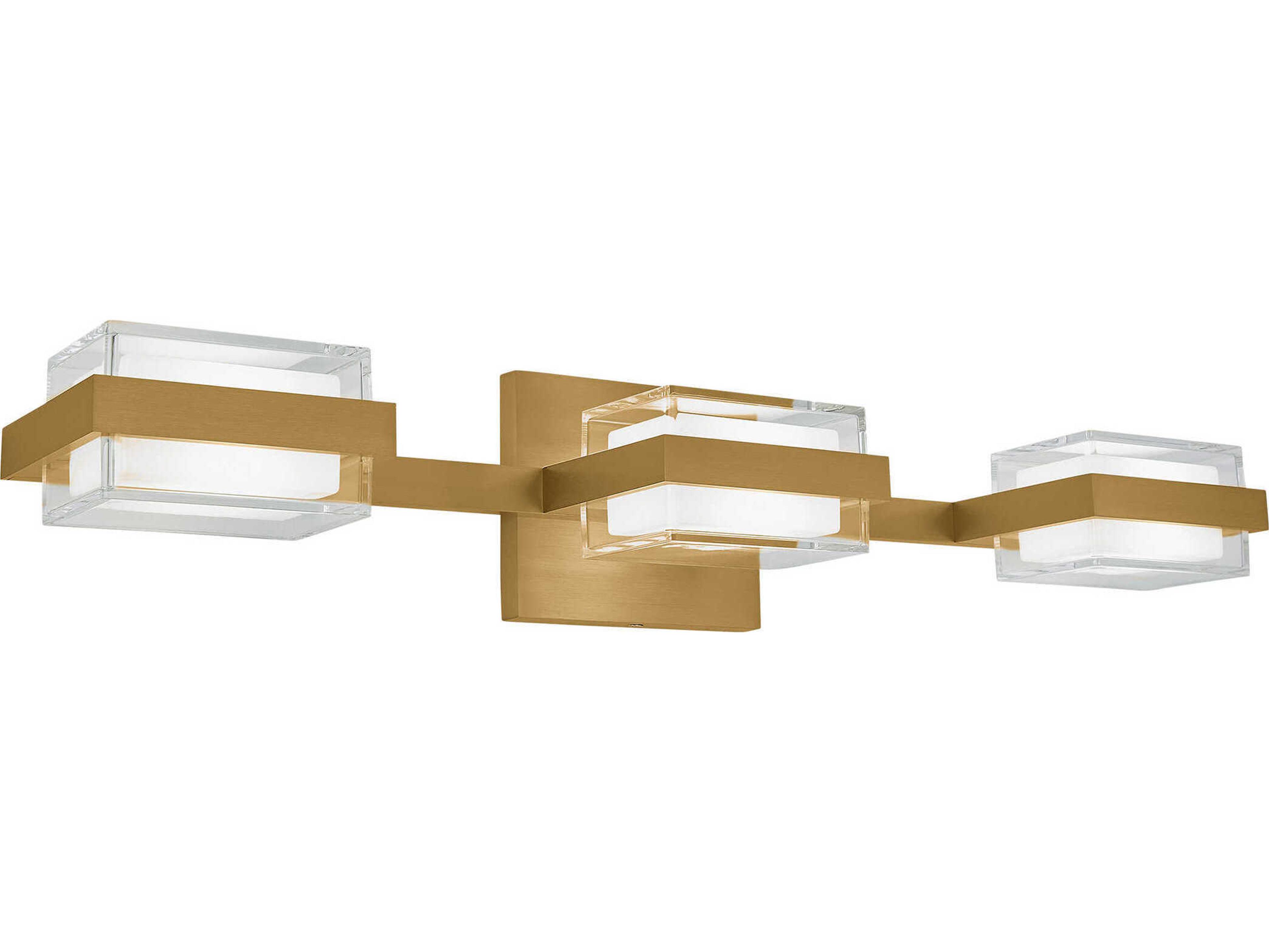 Kamden 3-Light Natural Brass Vanity Light
