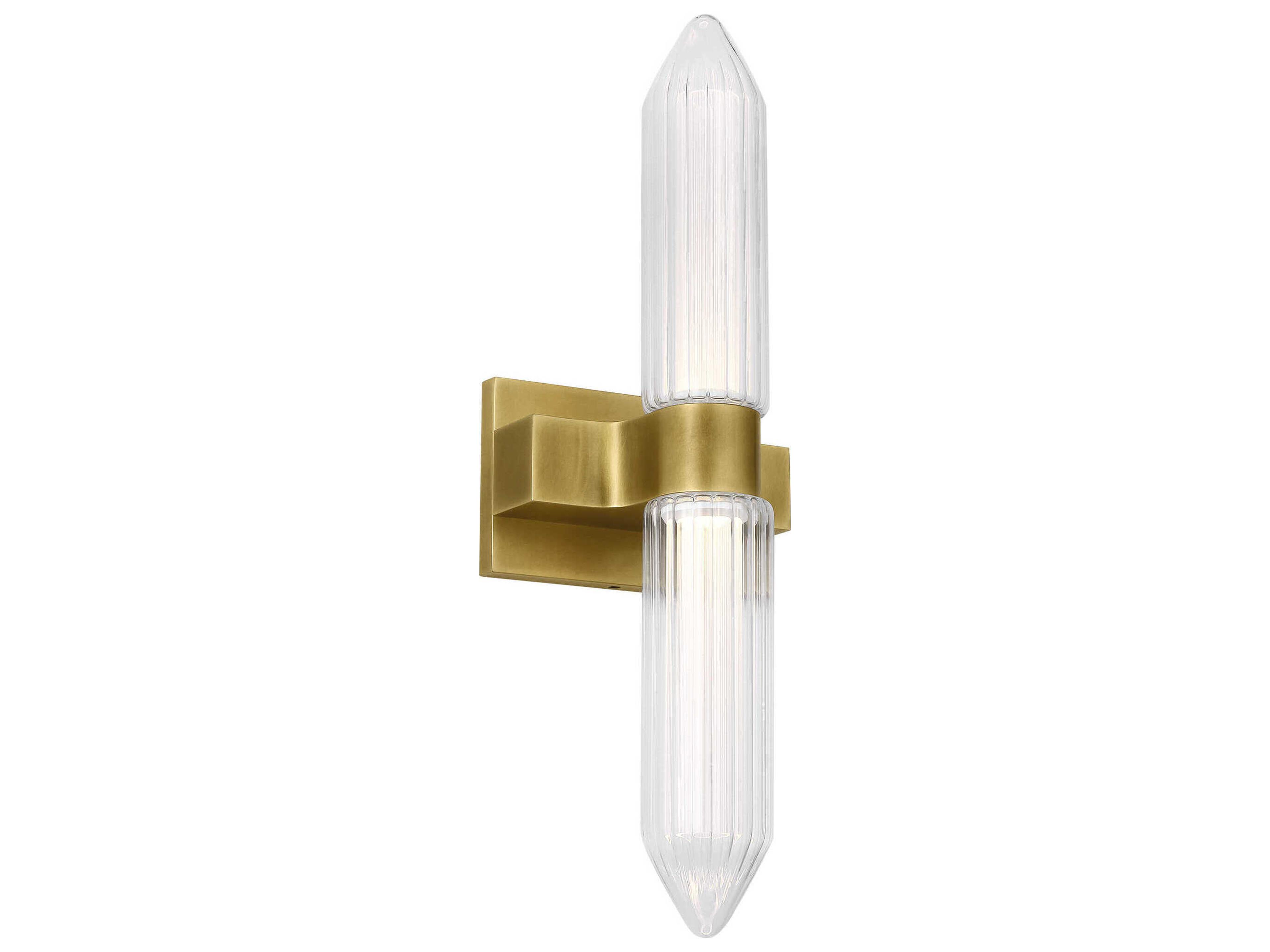 Langston Bath Sconce Plated Brass LED