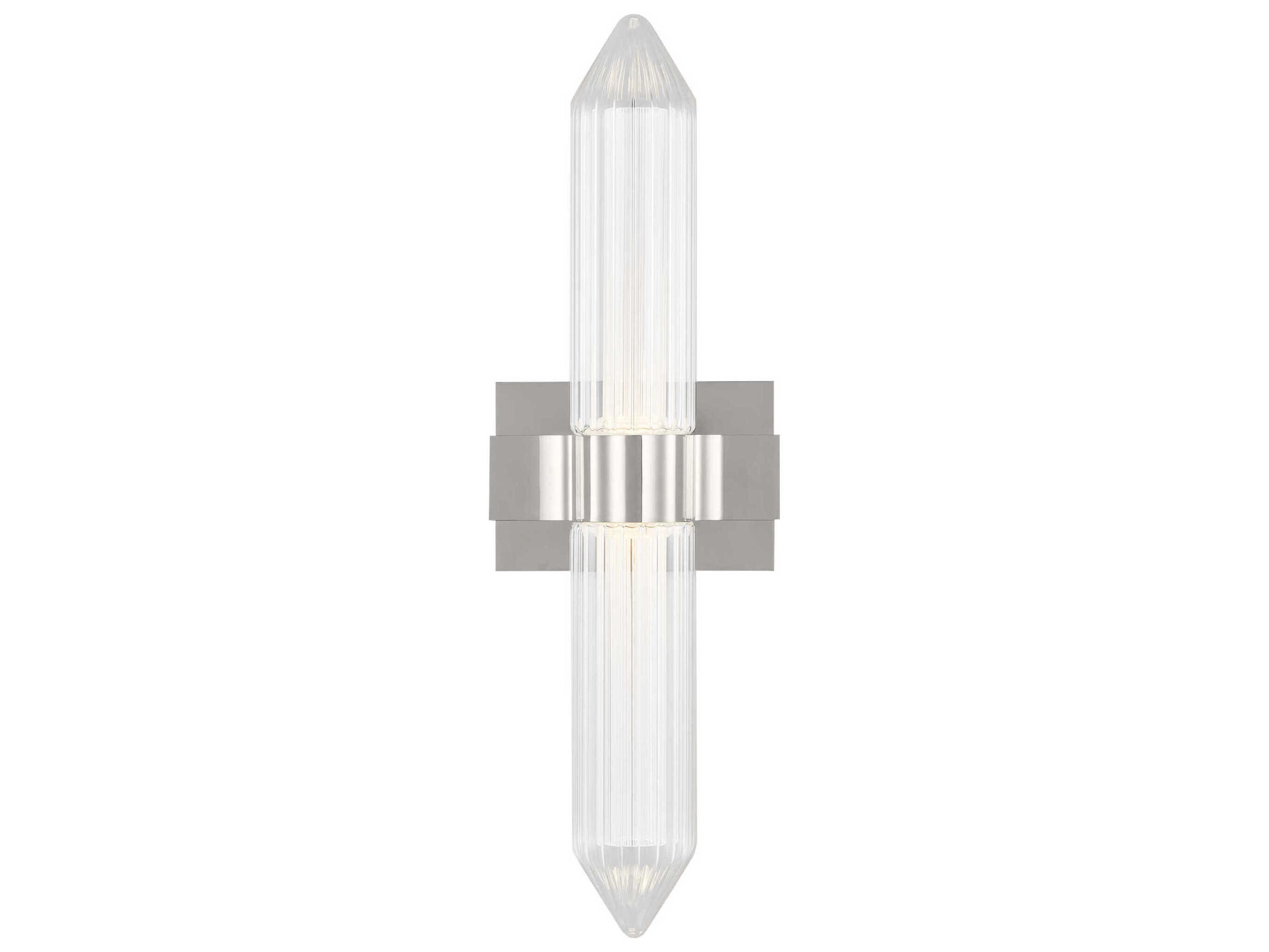 Langston 1-Light Polished Nickel Wall Sconce