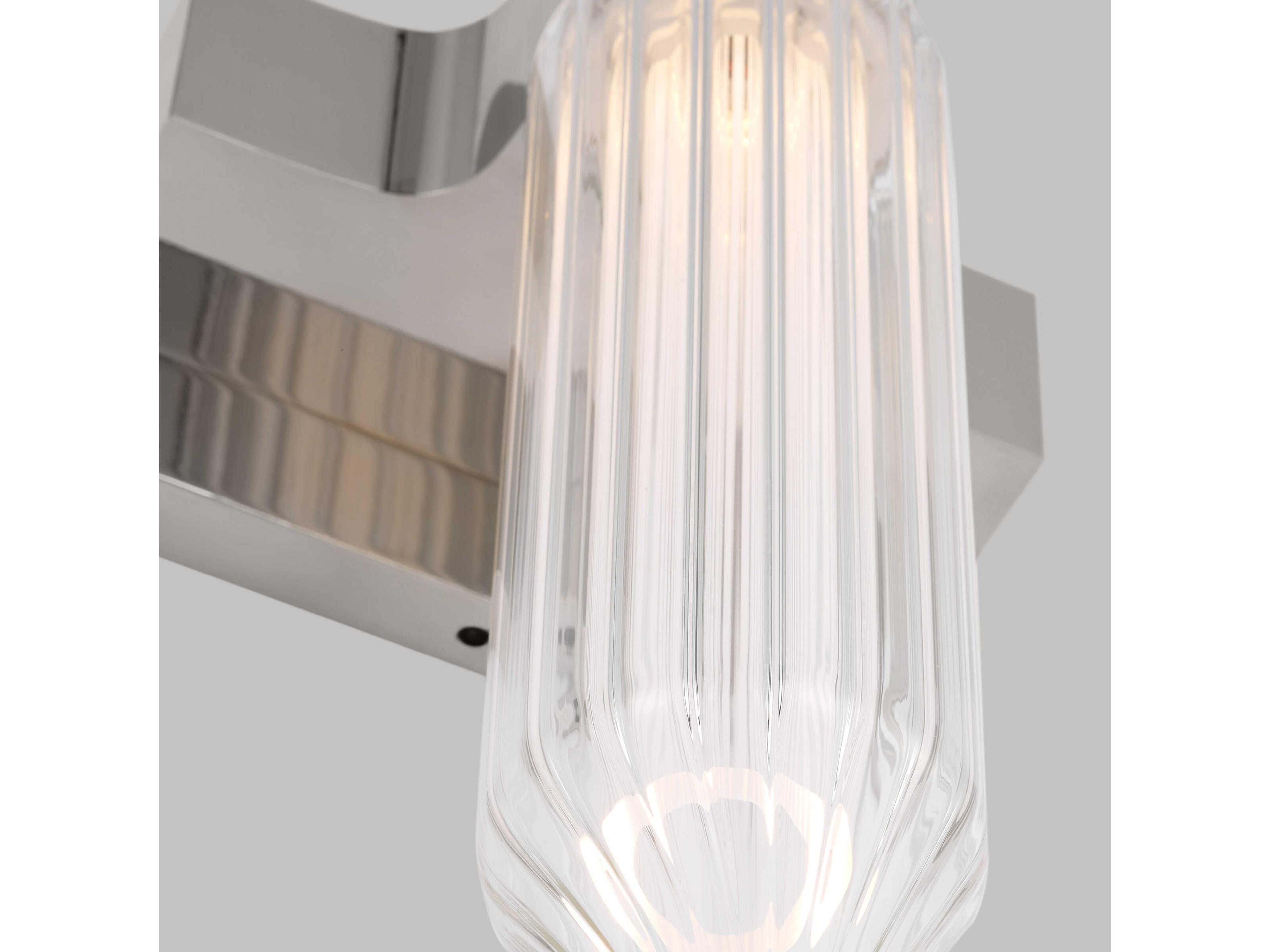 Visual Comfort Modern Langston 1-Light Polished Nickel Wall Sconce