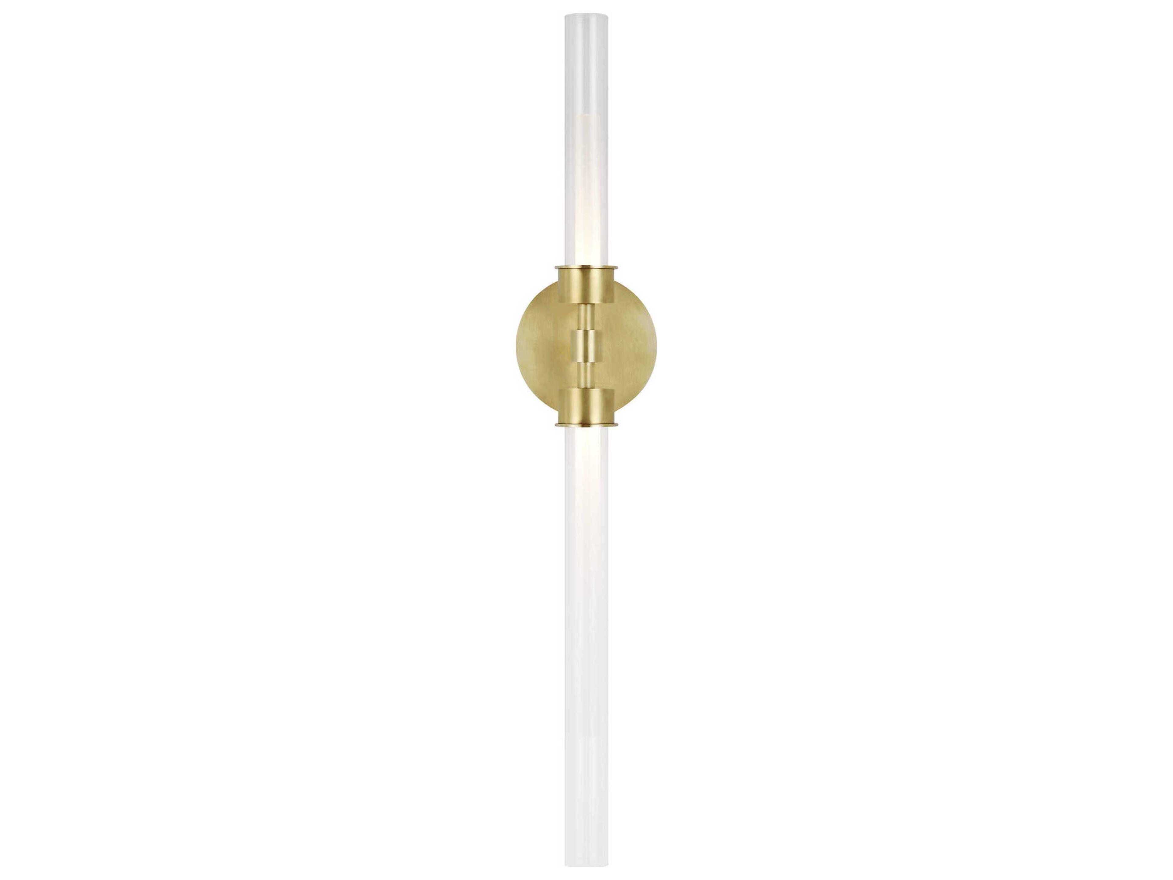 Linger 2-Light Bath Bar Natural Brass