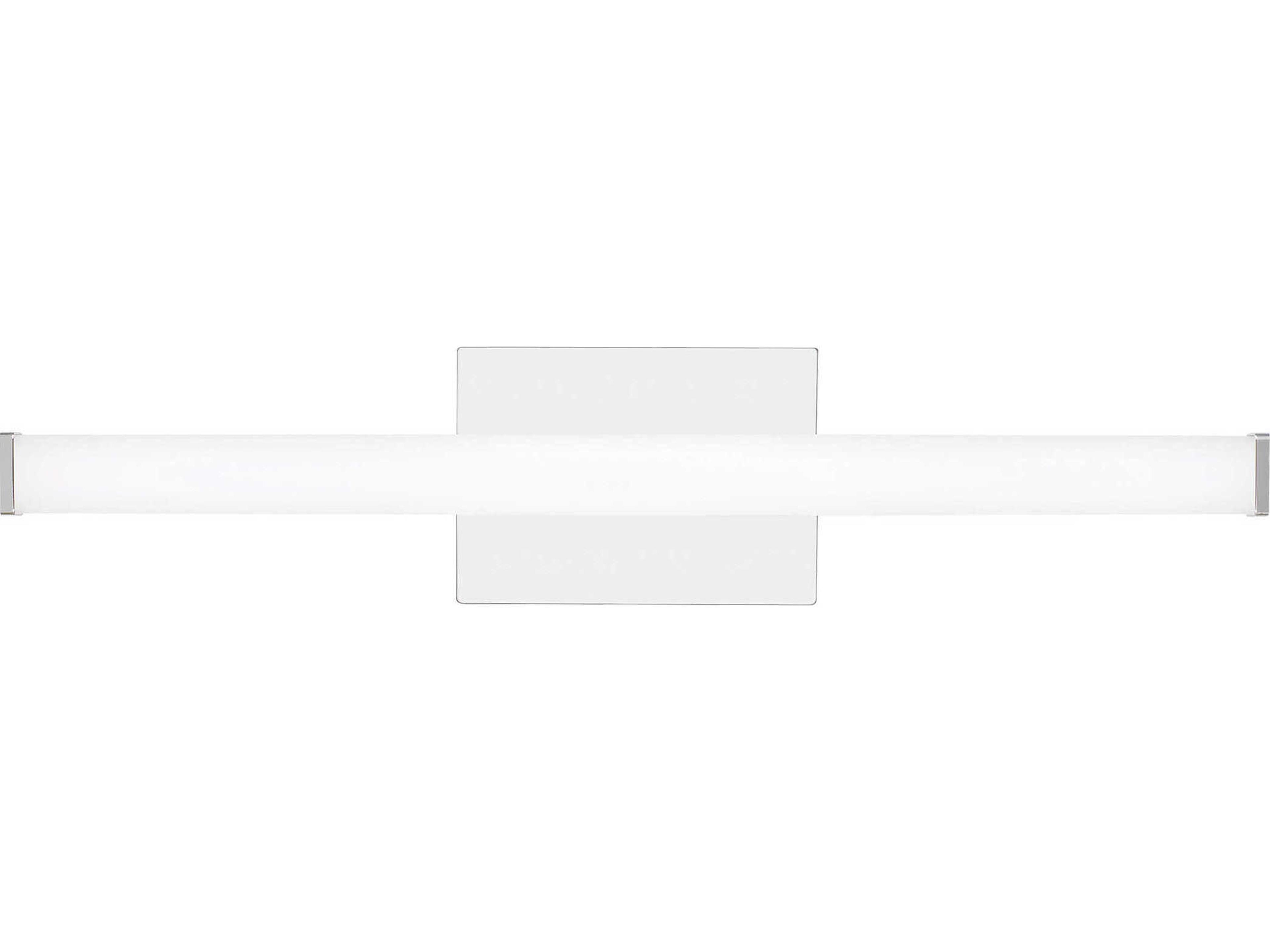 Visual Comfort Modern Lufe 1-Light Chrome Vanity Light