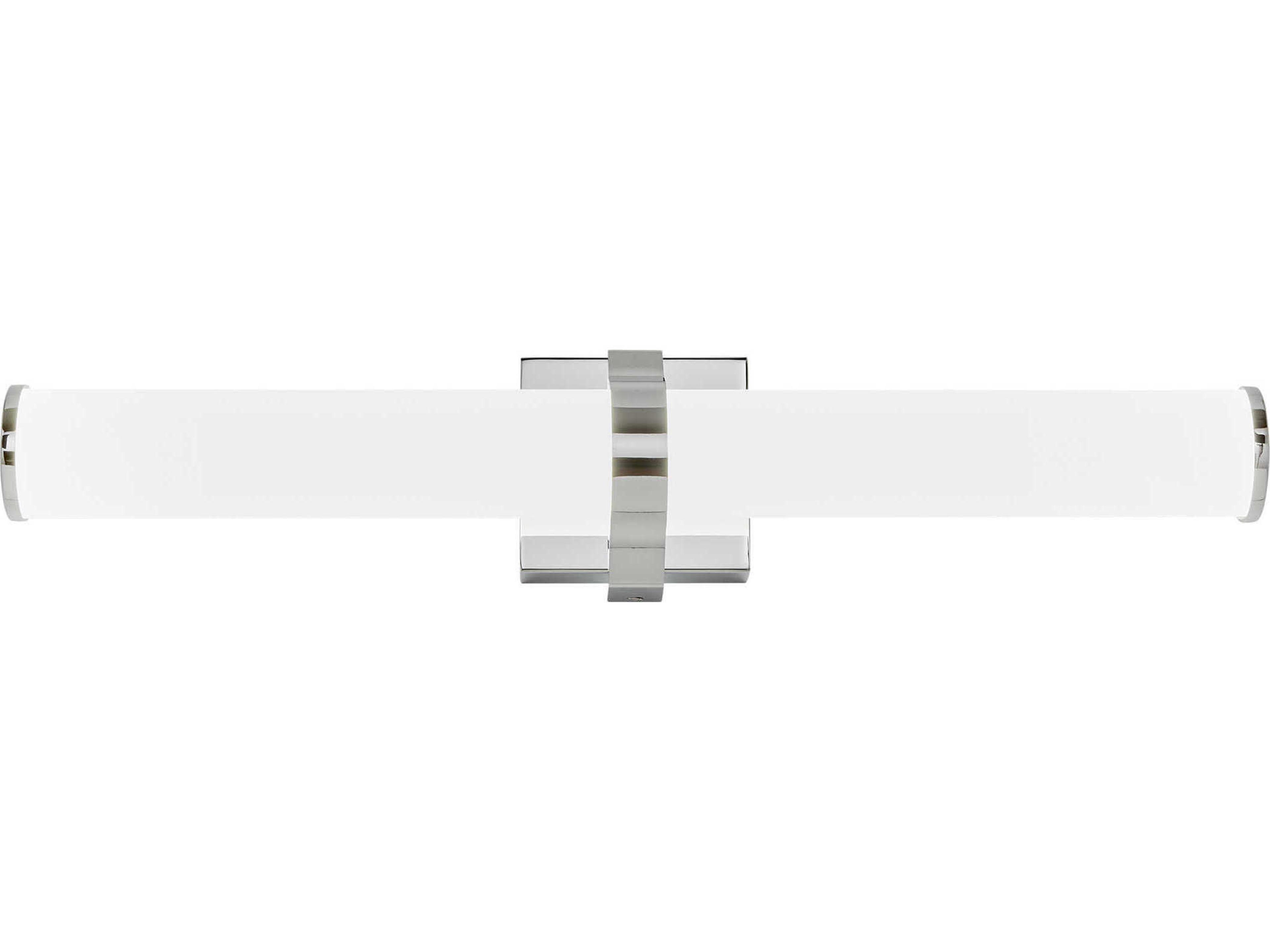 Visual Comfort Modern Lynk 1-Light Chrome Vanity Light