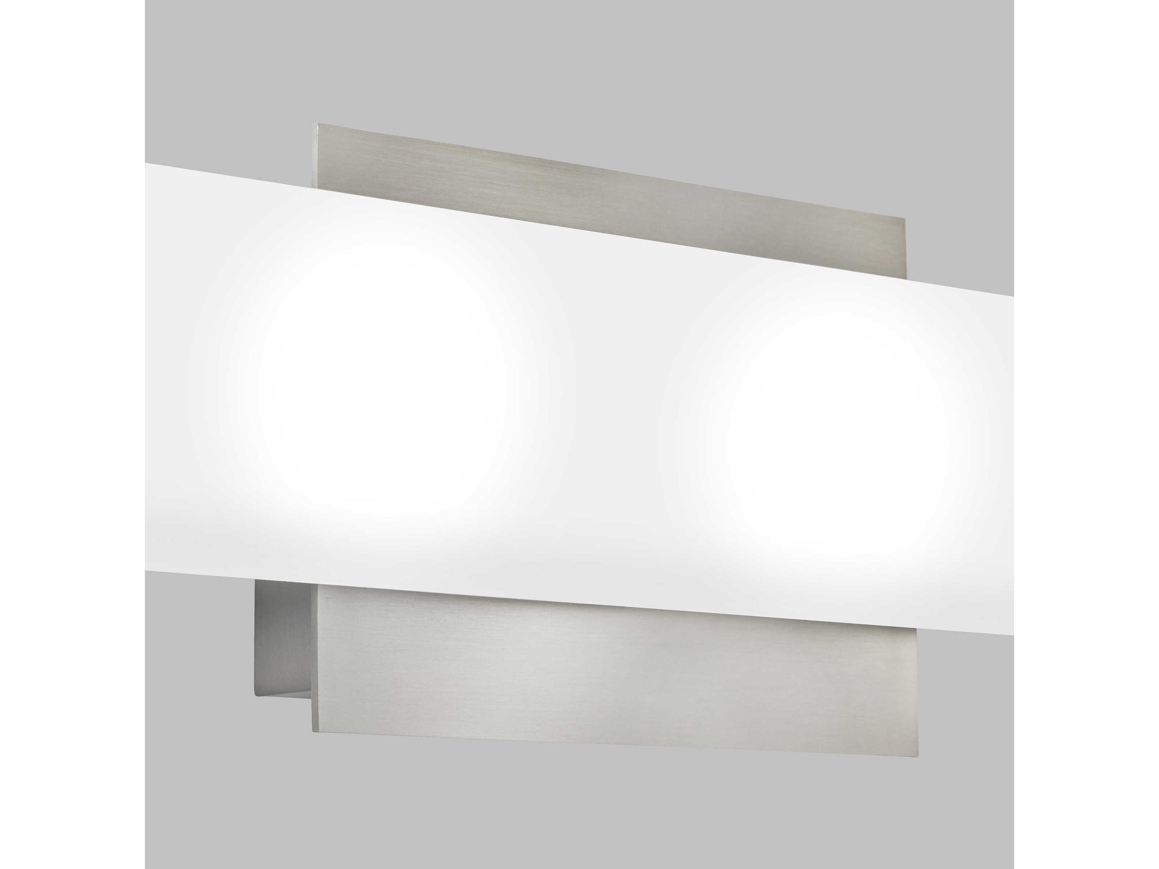 Visual Comfort Modern Lynn 1-Light Satin Nickel Vanity Light