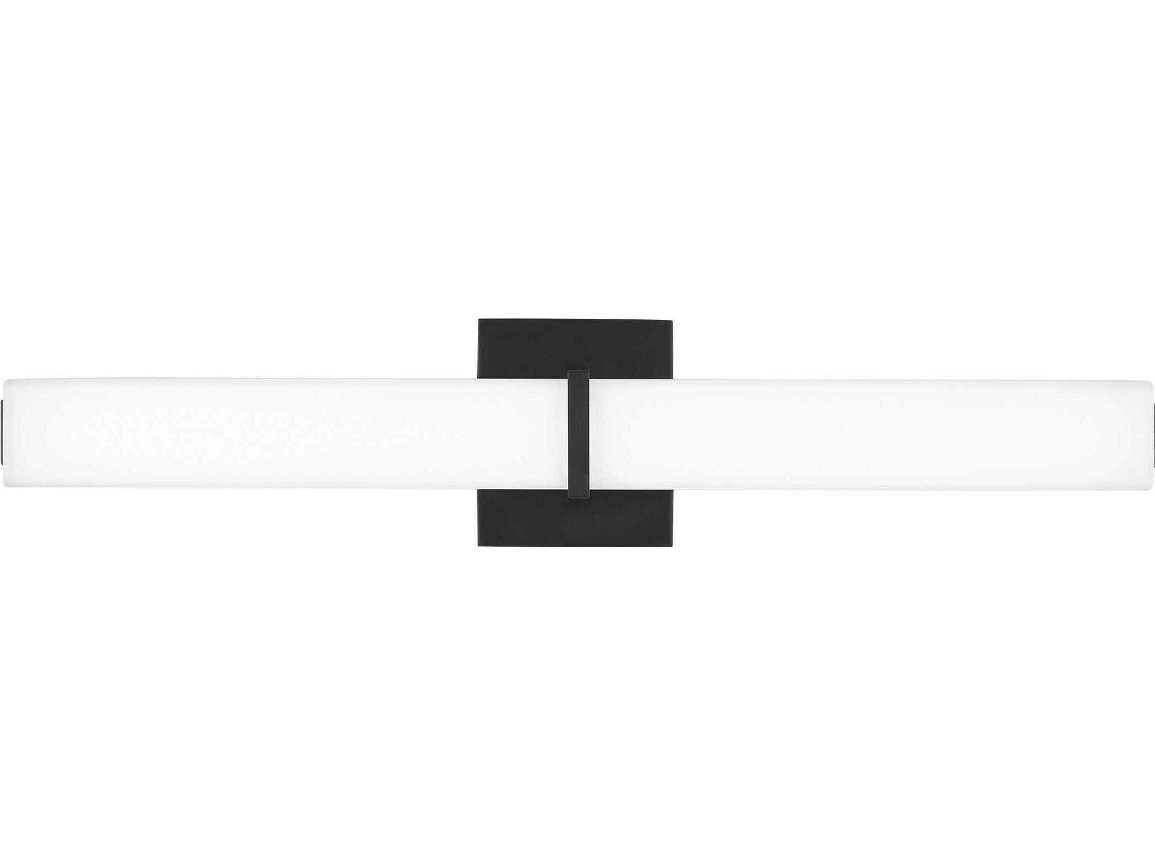 Visual Comfort Modern Milan 1-Light Dark Bronze Vanity Light