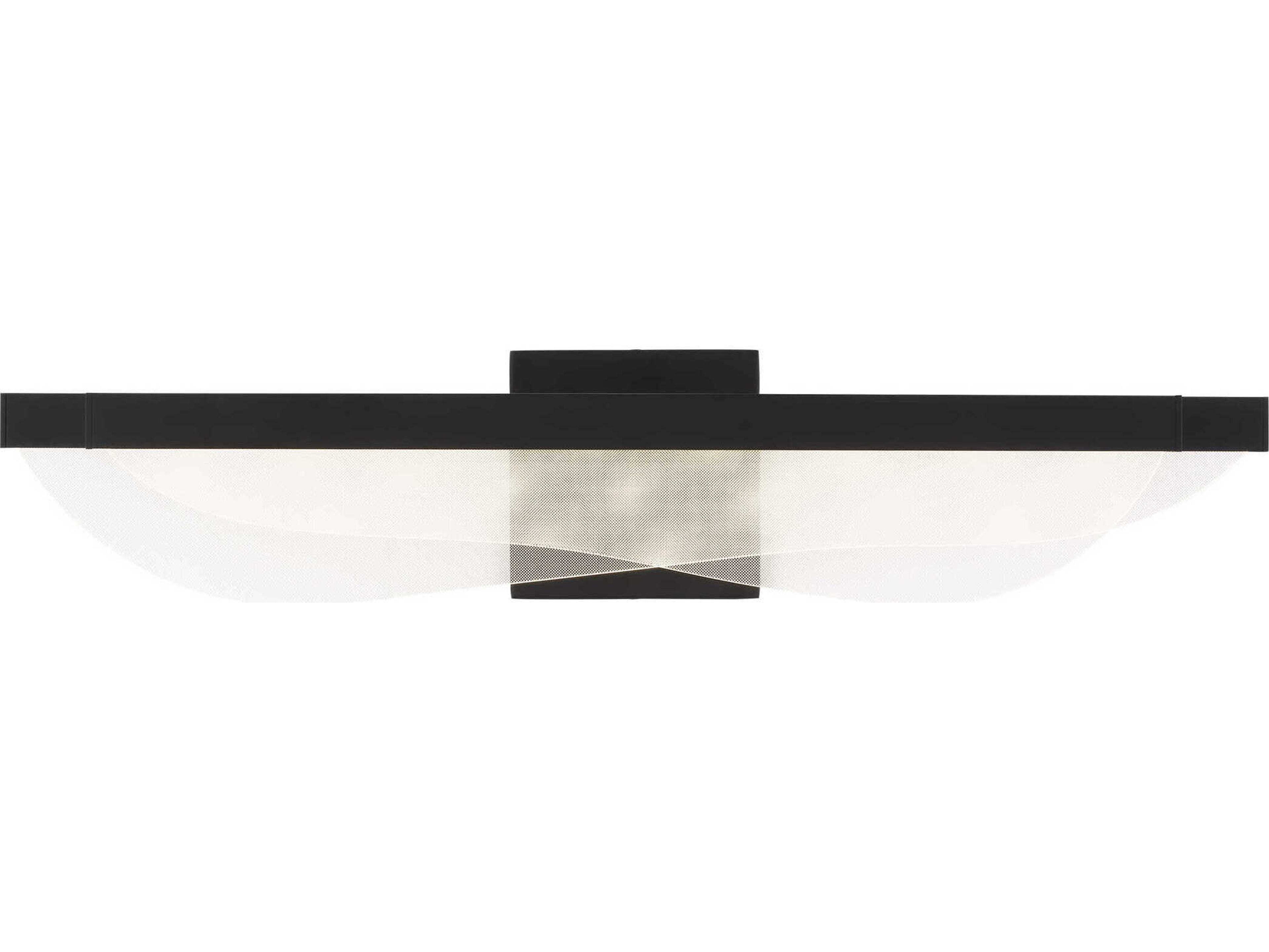 Nyra 25 Inch LED Bath Bar in Nightshade Black
