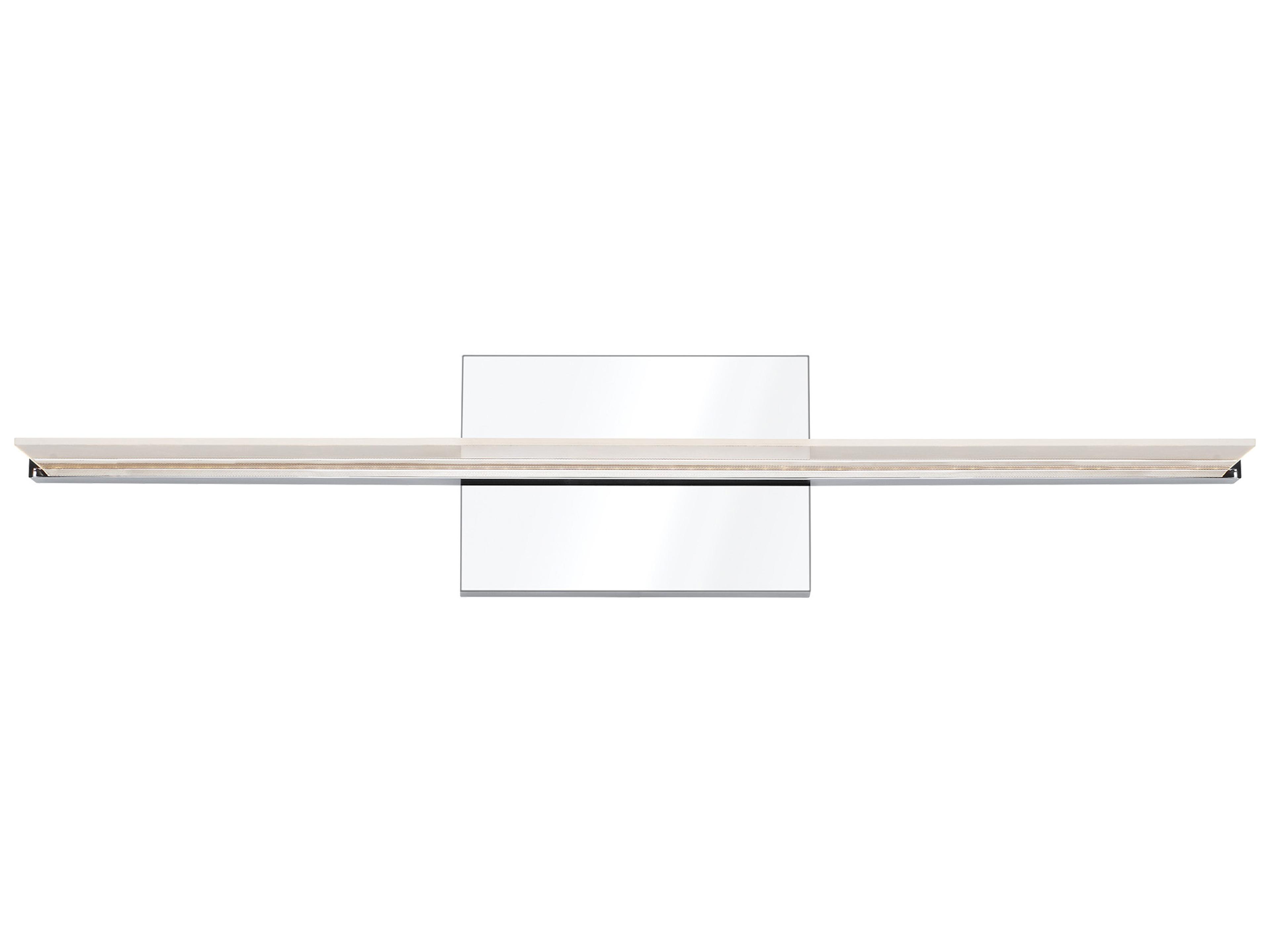Visual Comfort Modern Span 1-Light Chrome Vanity Light