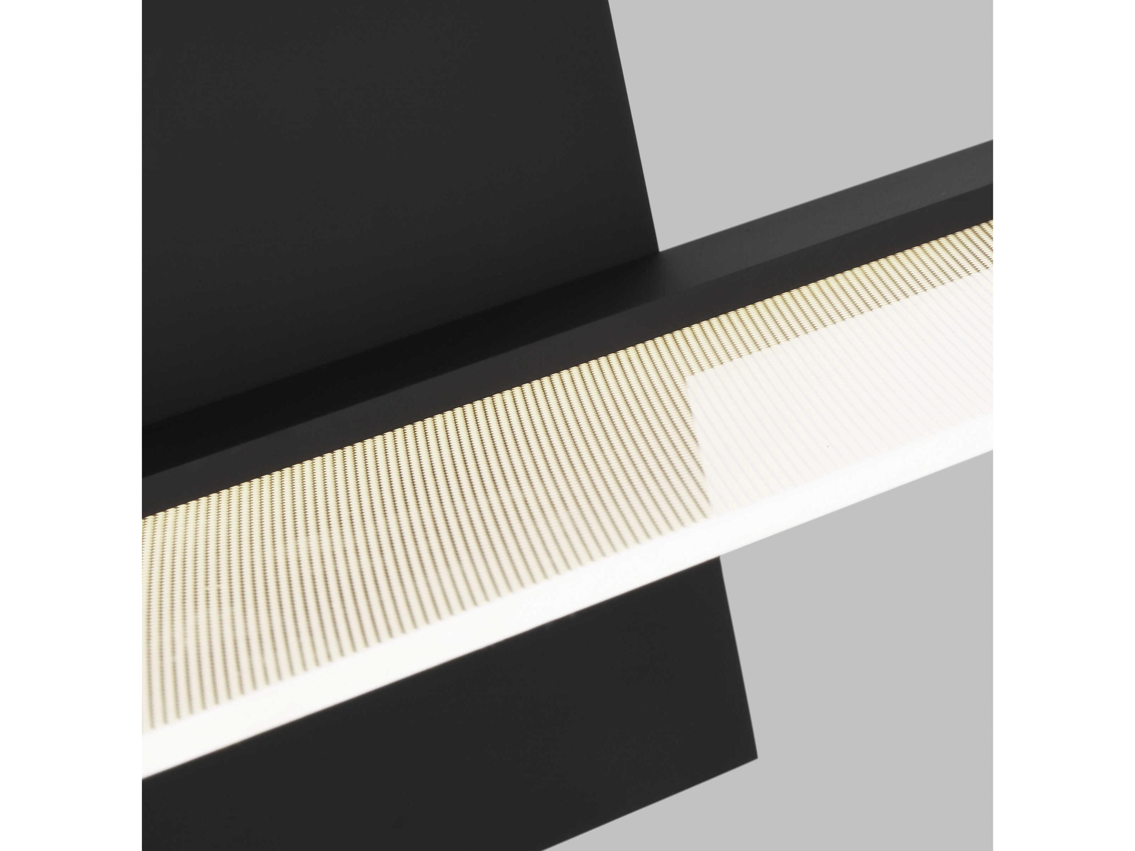 Visual Comfort Modern Span 1-Light Nightshade Black Vanity Light