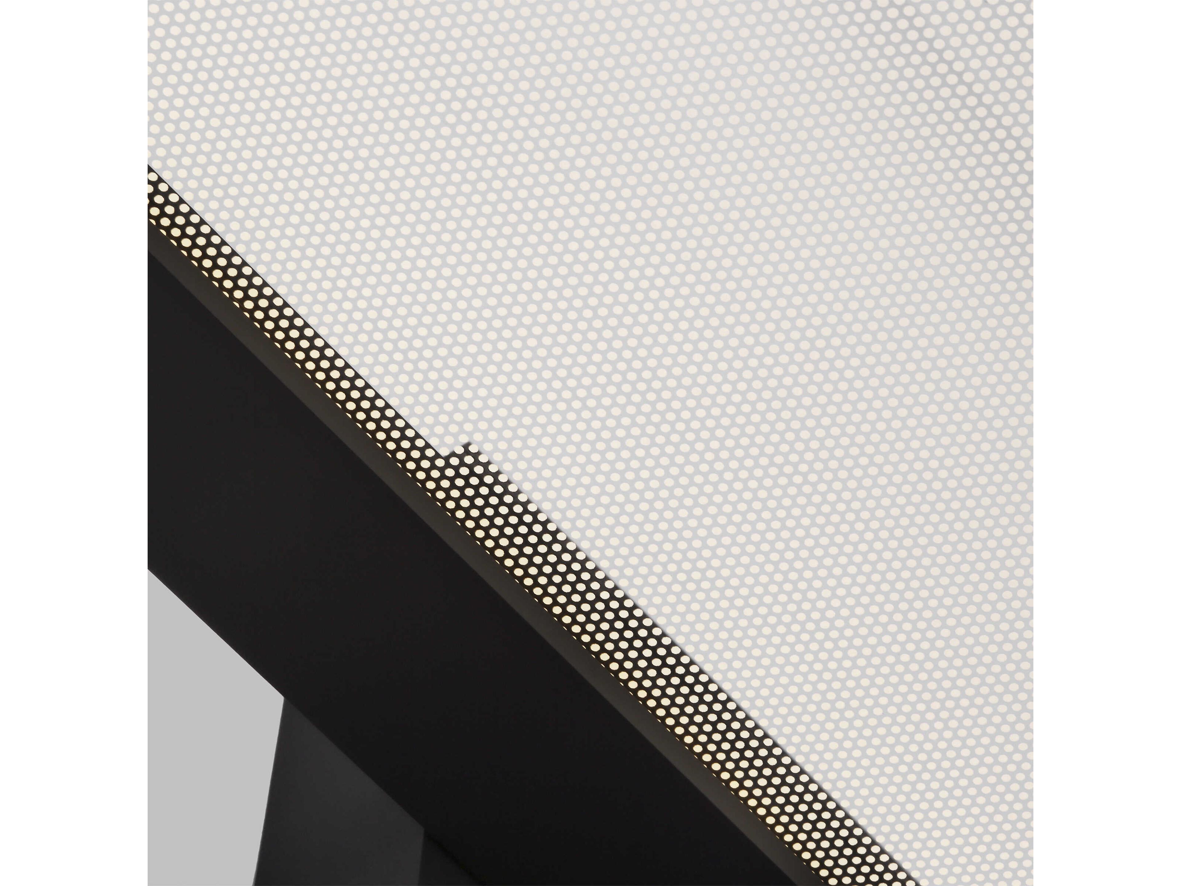 Visual Comfort Modern Span 1-Light Nightshade Black Vanity Light