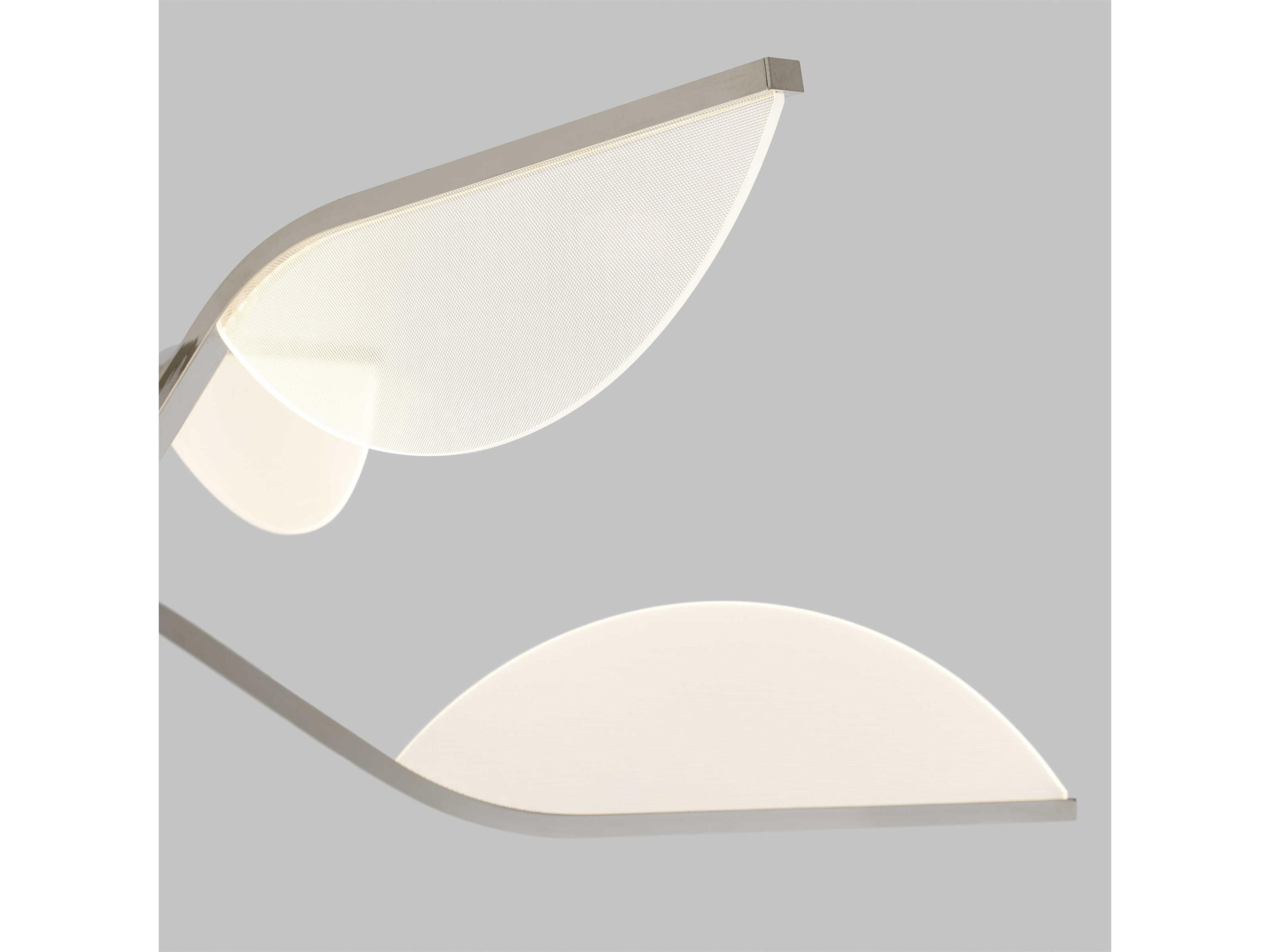 Visual Comfort Modern Belterra 1-Light Polished Nickel Chandelier