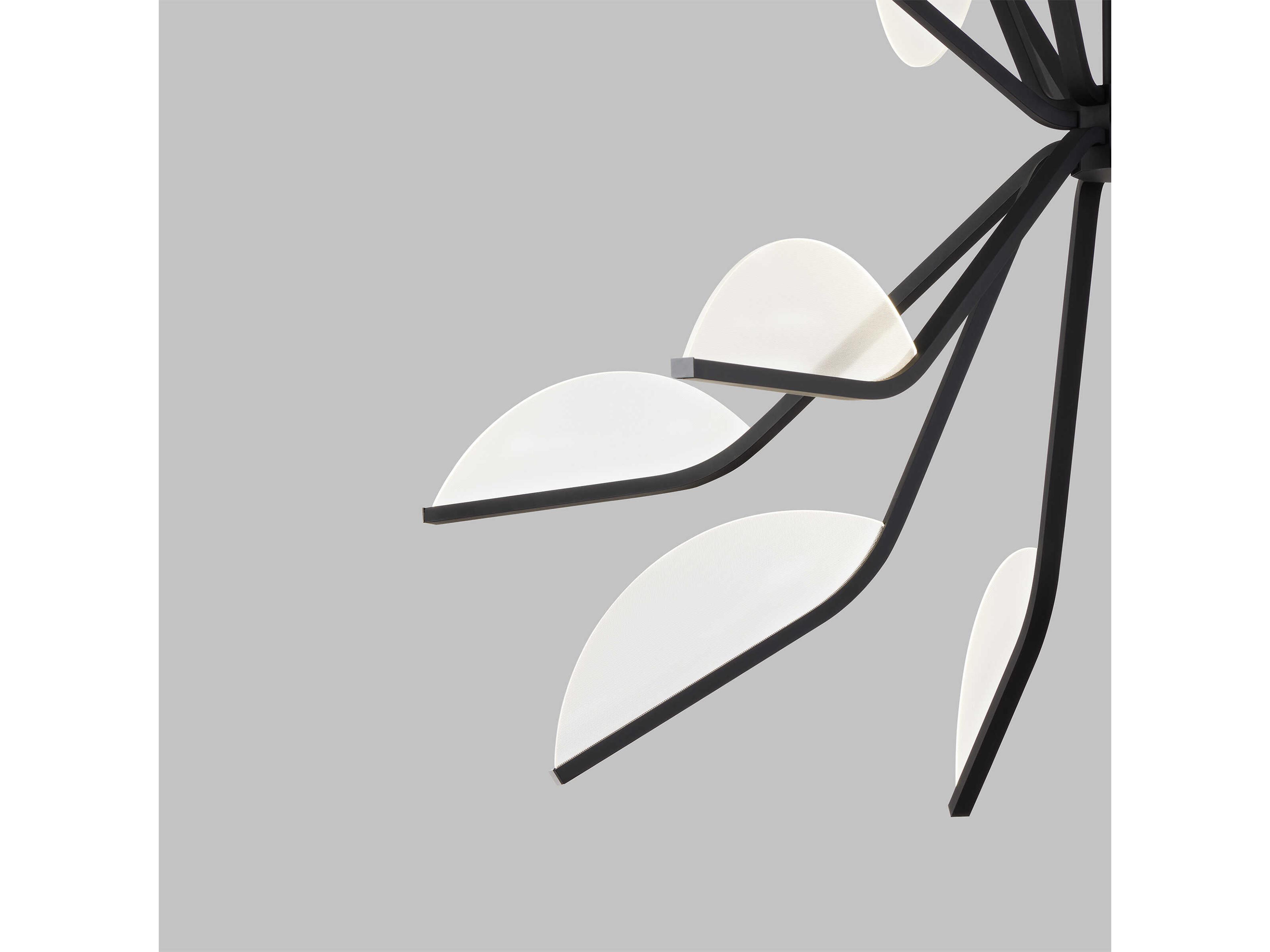 Visual Comfort Modern Belterra 16-Light Matte Black Chandelier