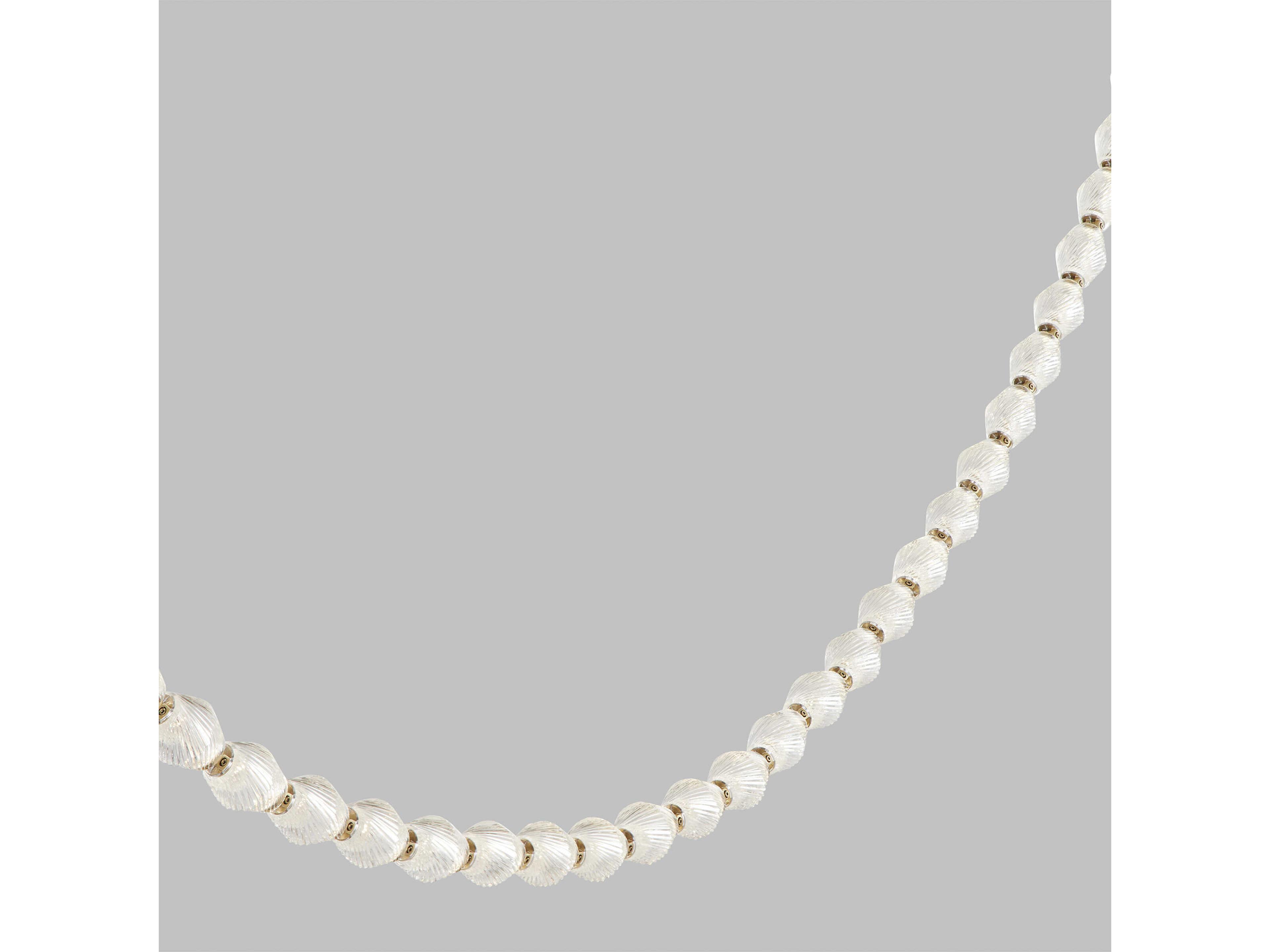 Visual Comfort Modern Collier 1-Light Natural Brass Linear Chandelier