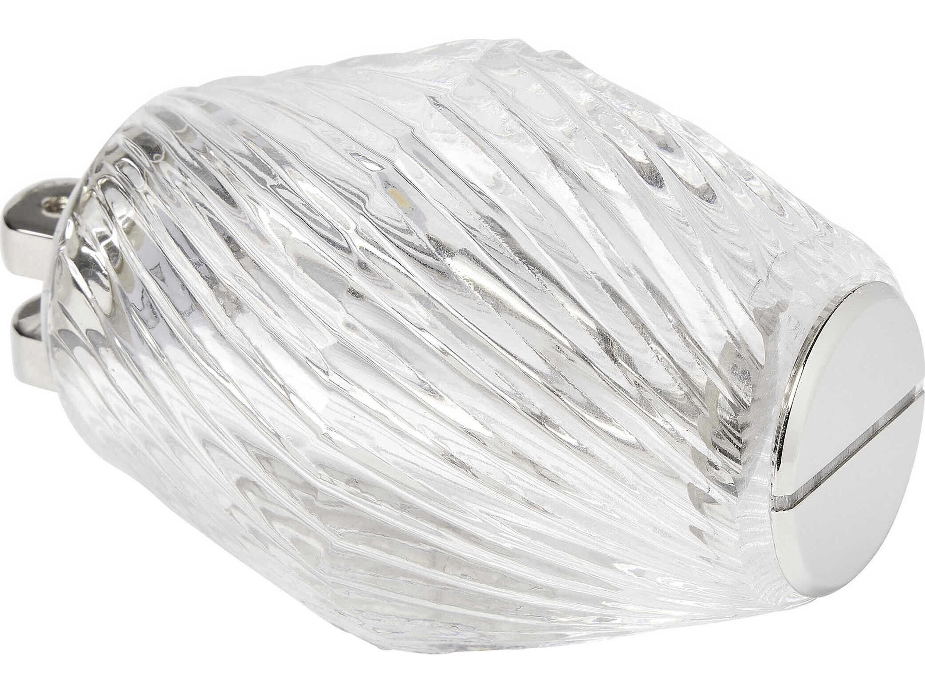 Visual Comfort Modern Collier 1-Light Polished Nickel Linear Mini Pendant