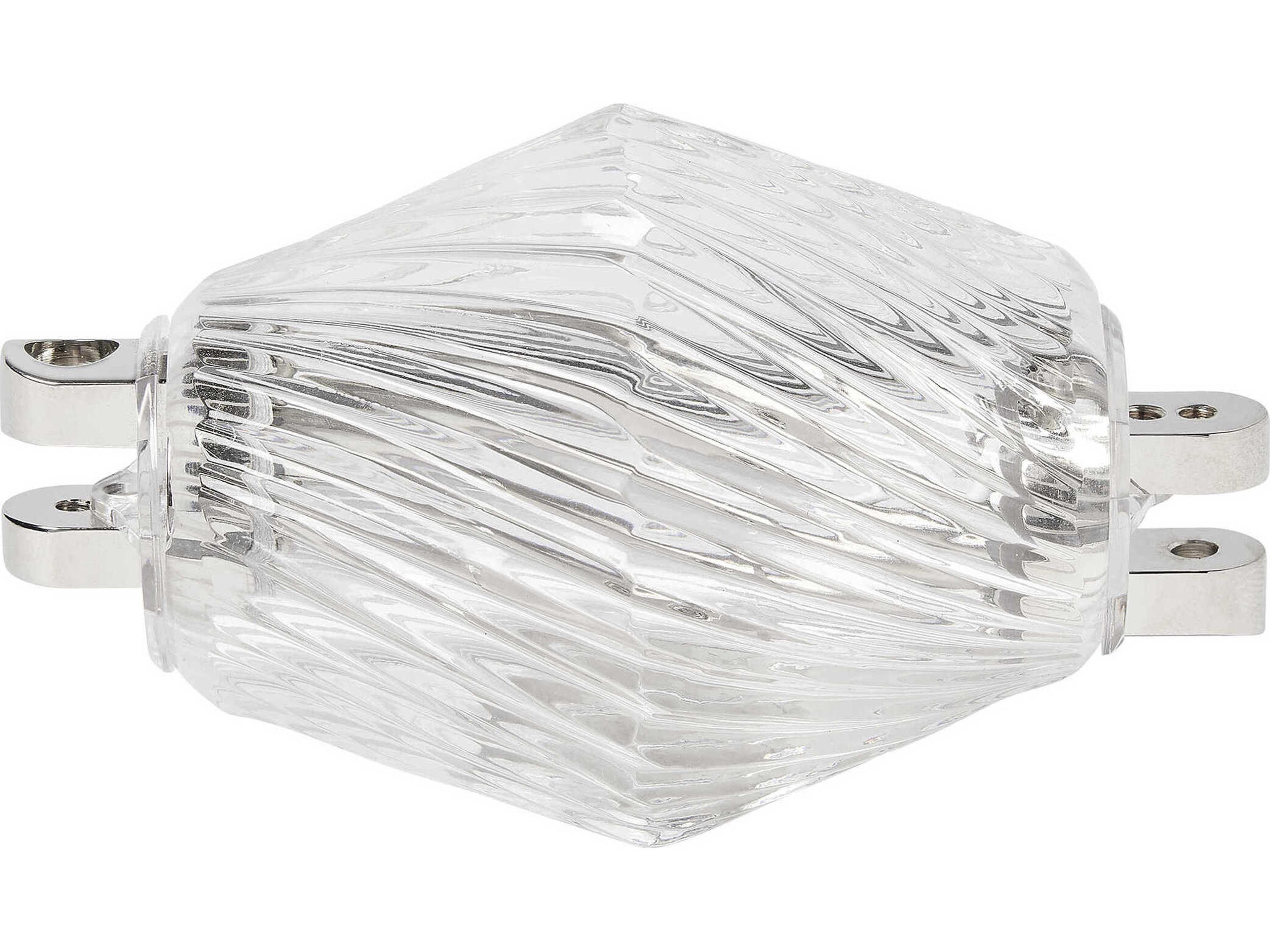 Visual Comfort Modern Collier 1-Light Polished Nickel Linear Chandelier