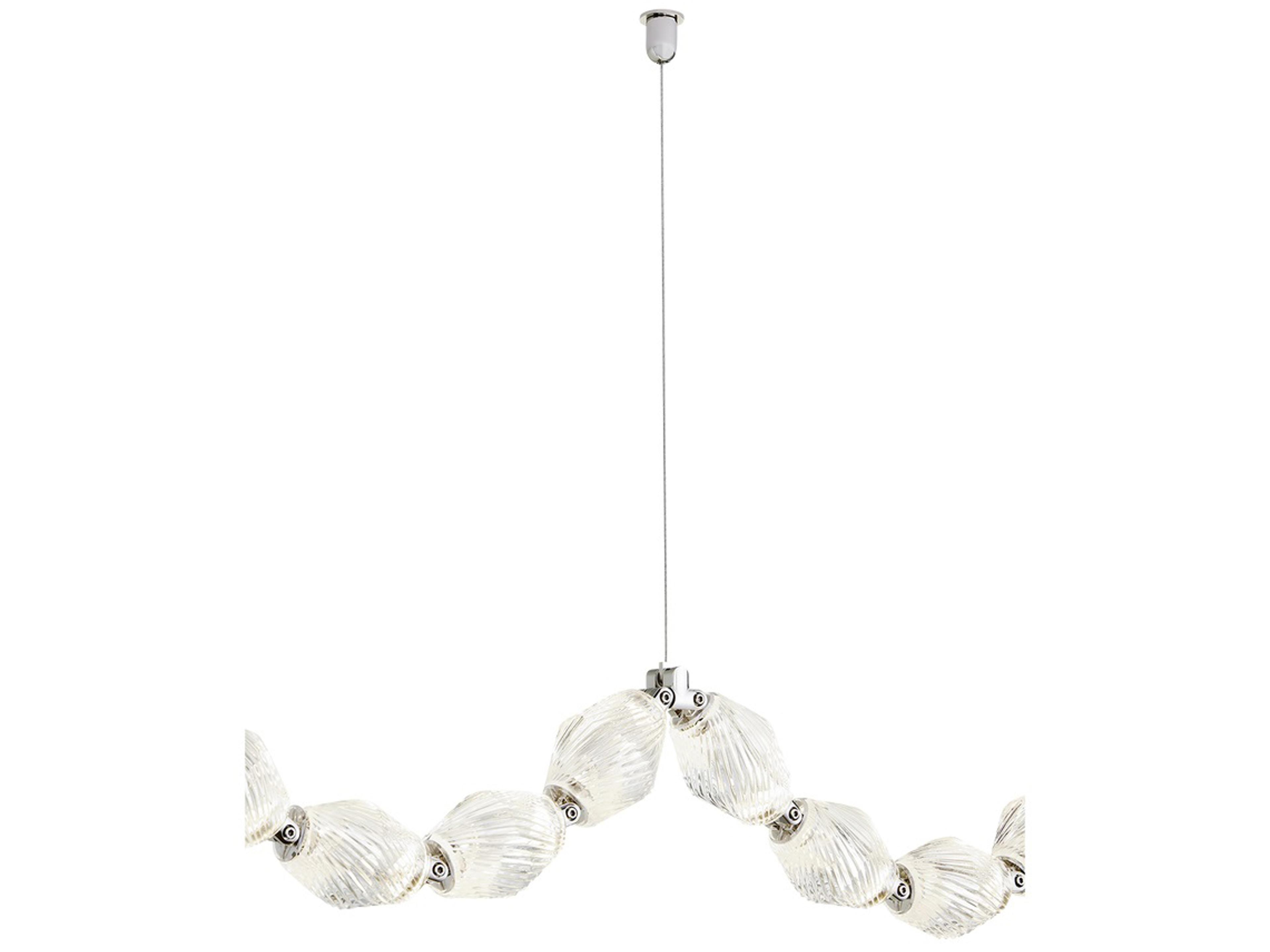 Collier Polished Nickel Swag Cable