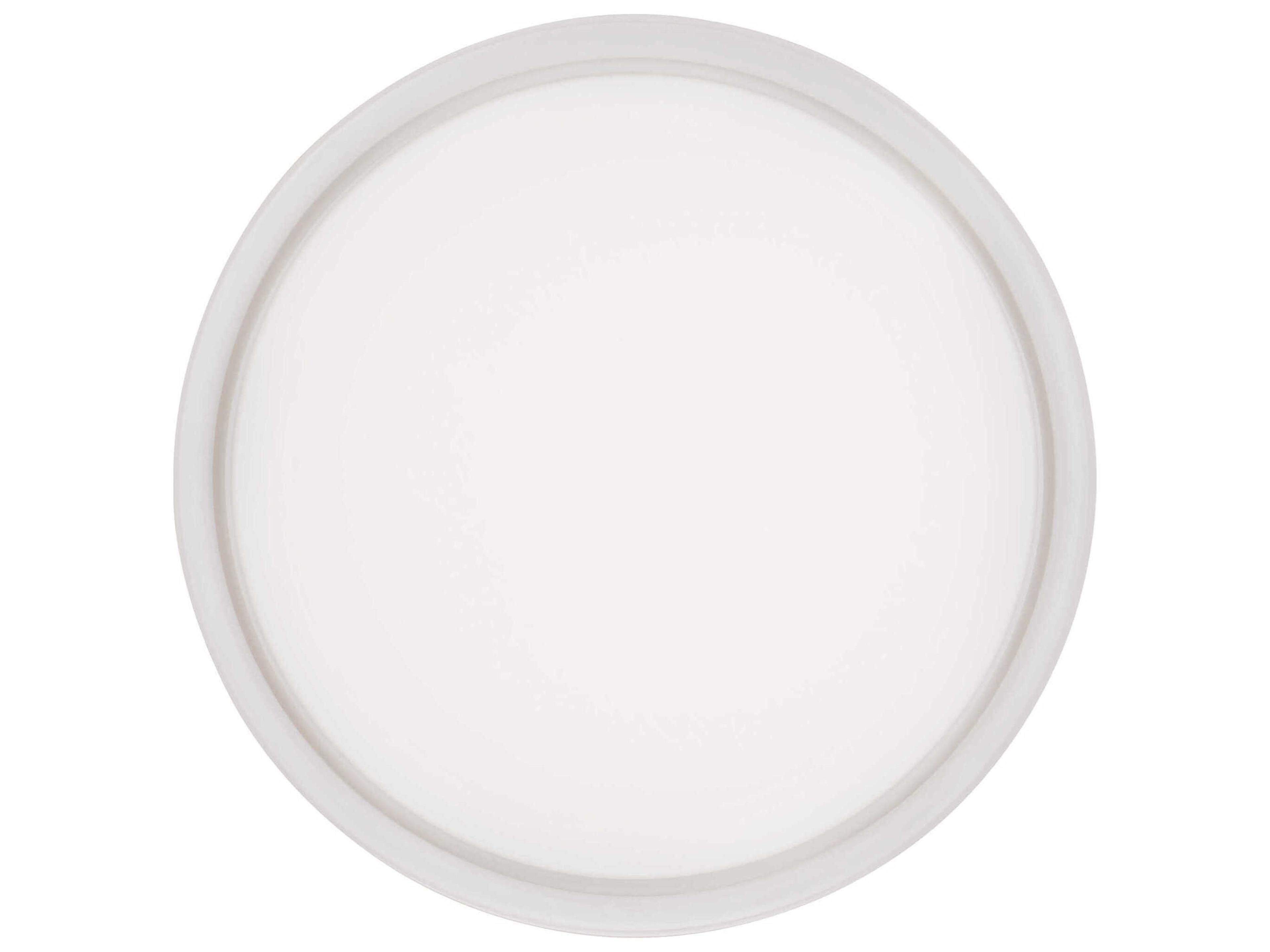 Visual Comfort Modern Cirque 1-Light Satin Nickel Flush Mount