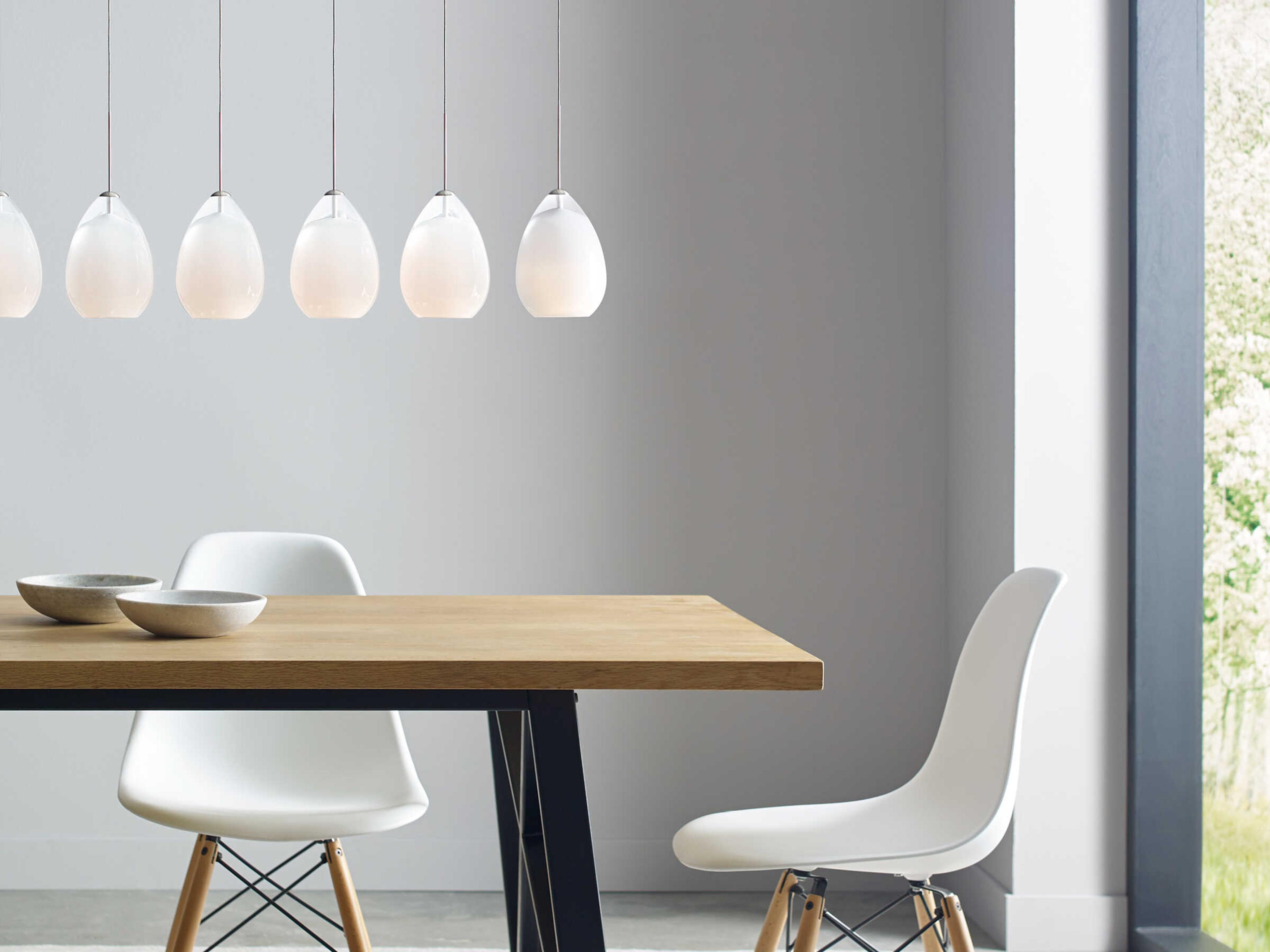 Visual Comfort Modern Alina 1-Light Brown Mini Pendant