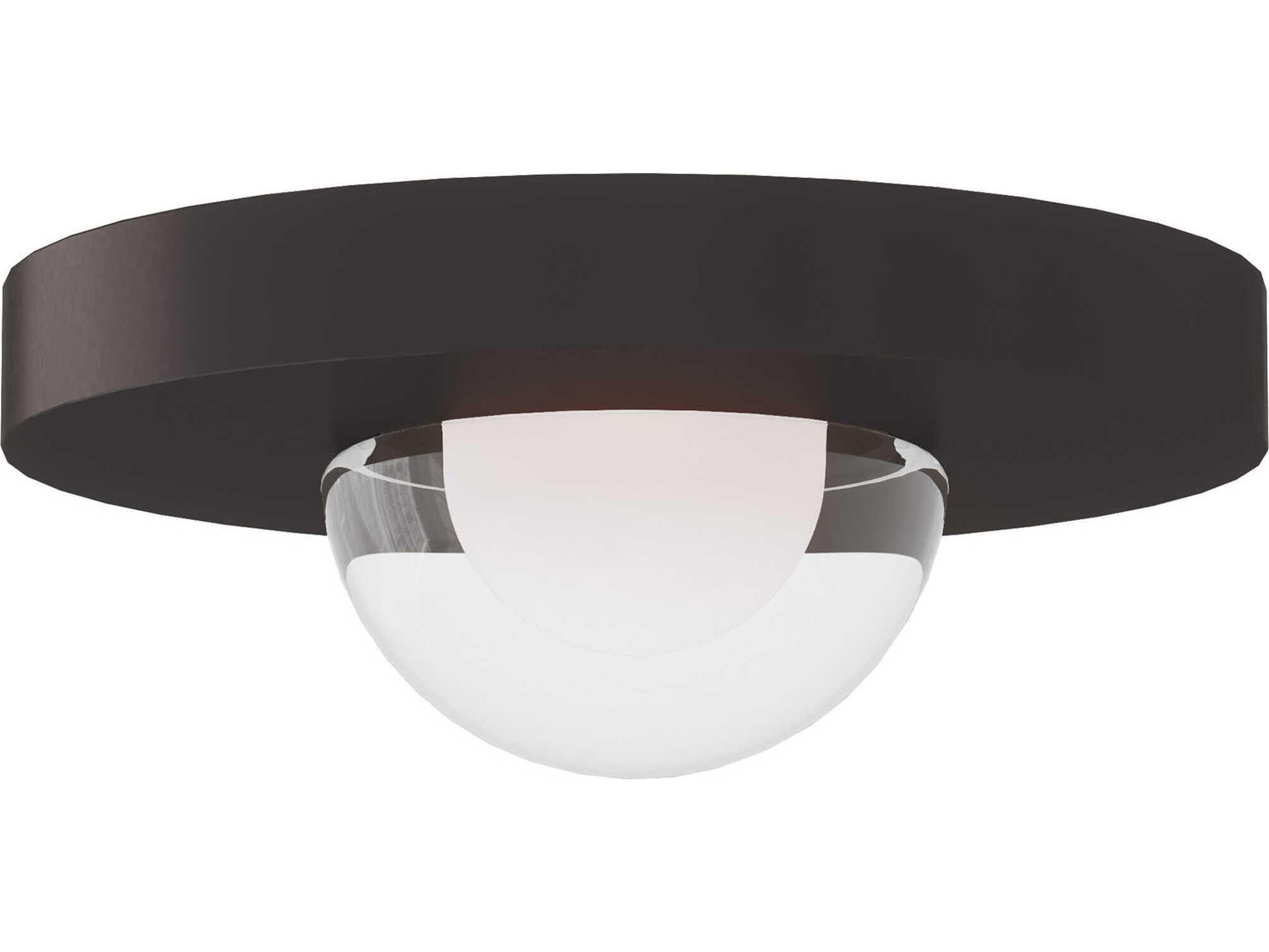 Ebell Mini LED Flush Mount in Natural Brass