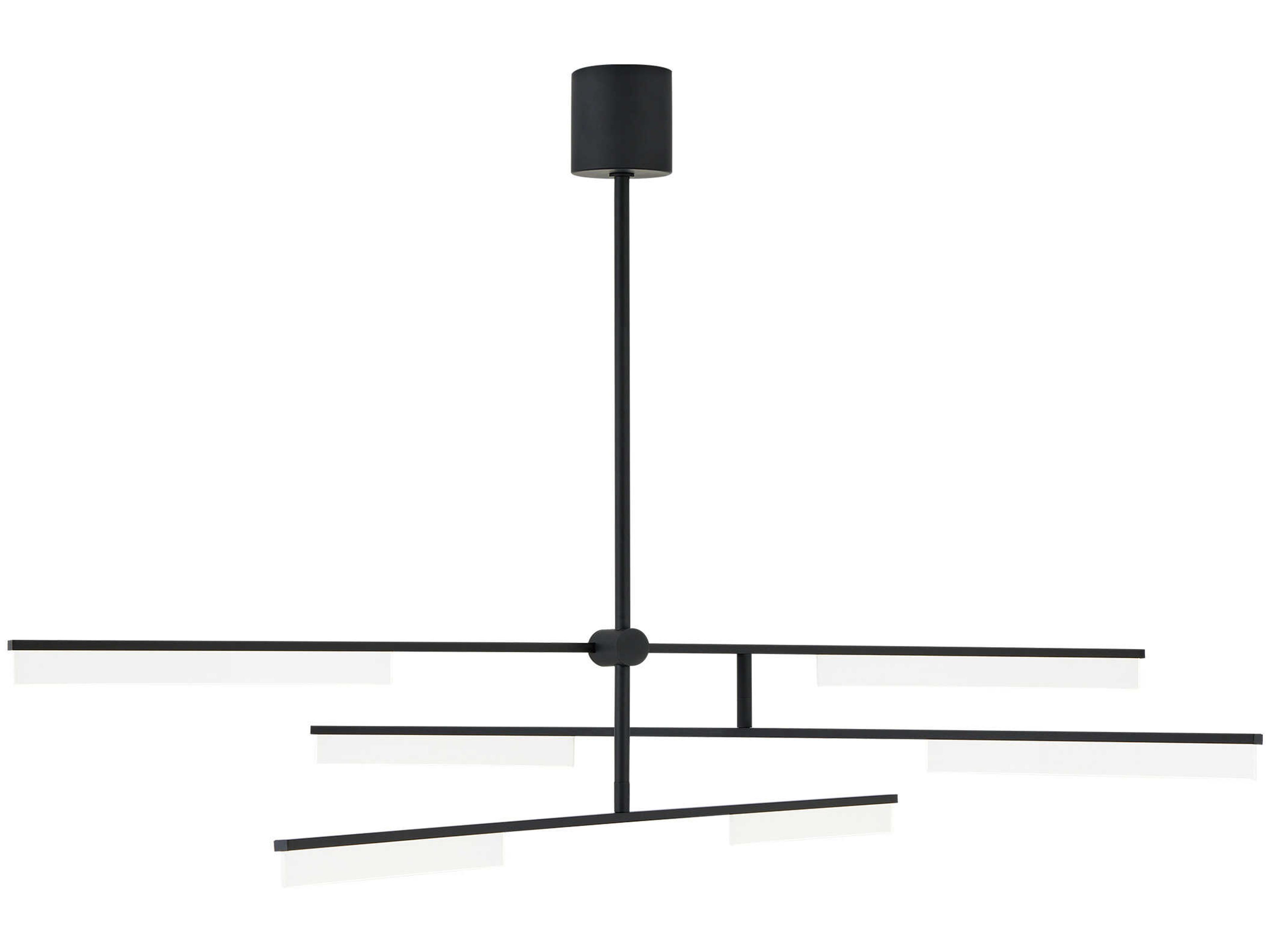 Klee LED Chandelier in Nightshade Black