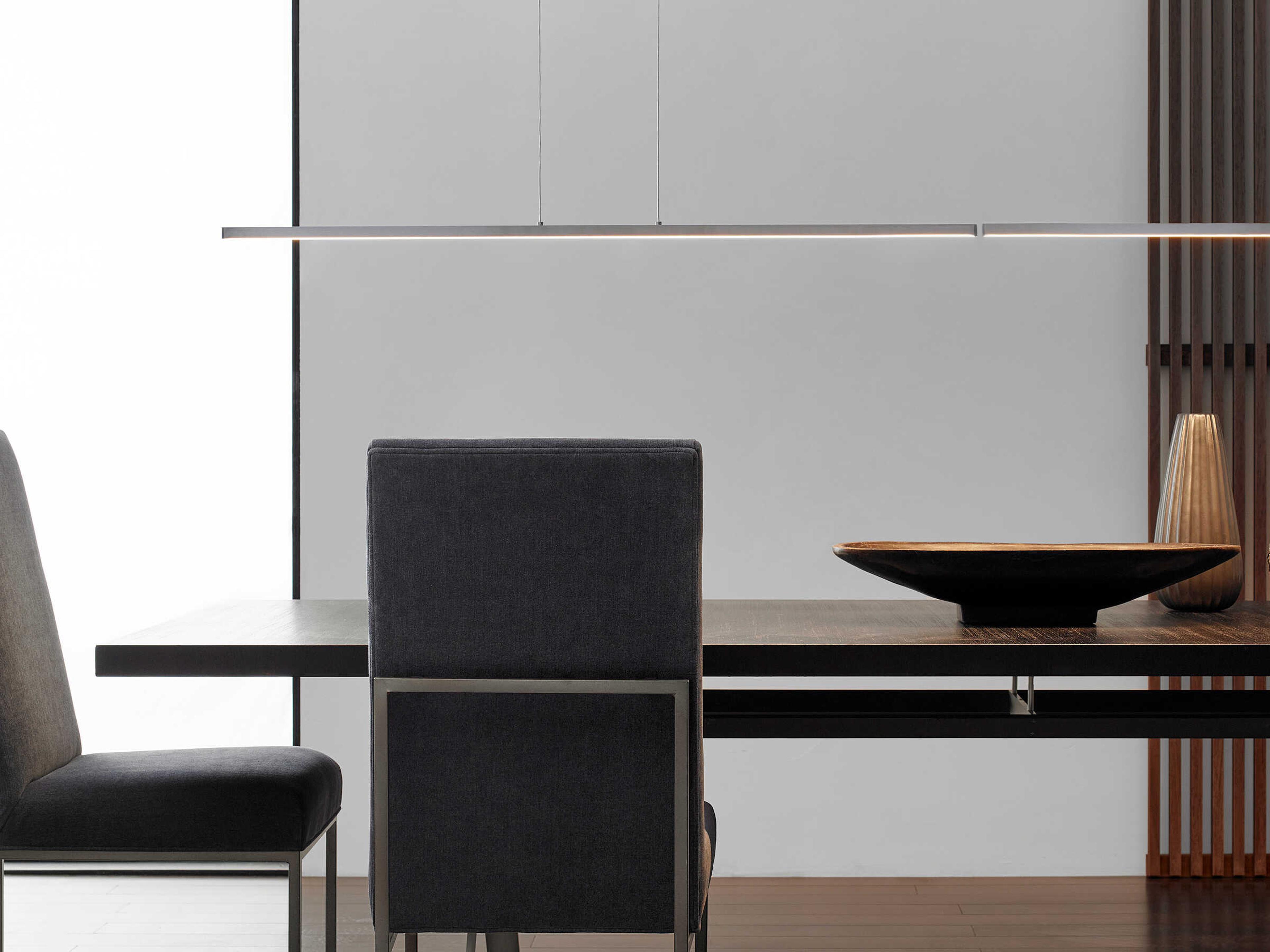 Visual Comfort Modern Essence 1-Light Satin Nickel Linear Island Pendant