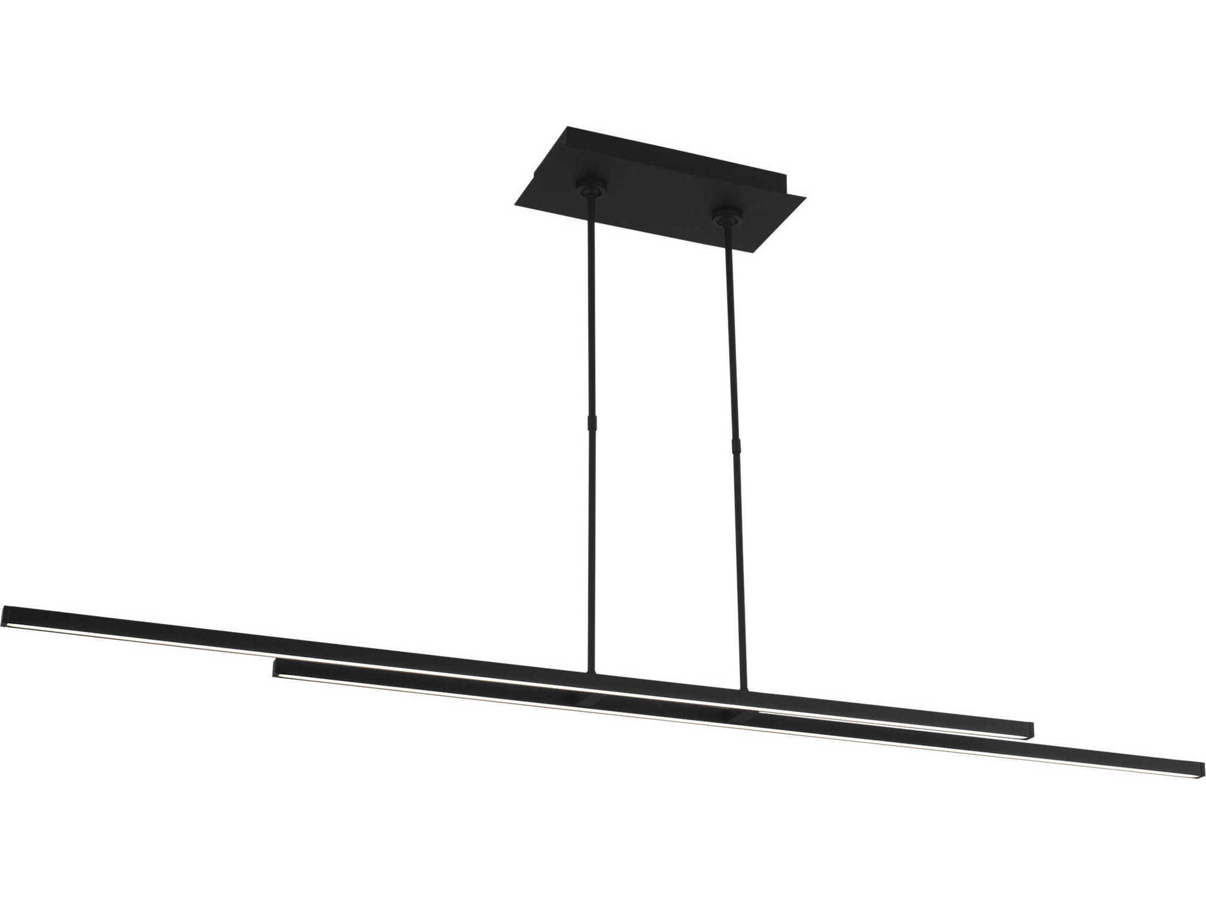 Stagger 2 Linear Suspension a Contemporary LED Pendant