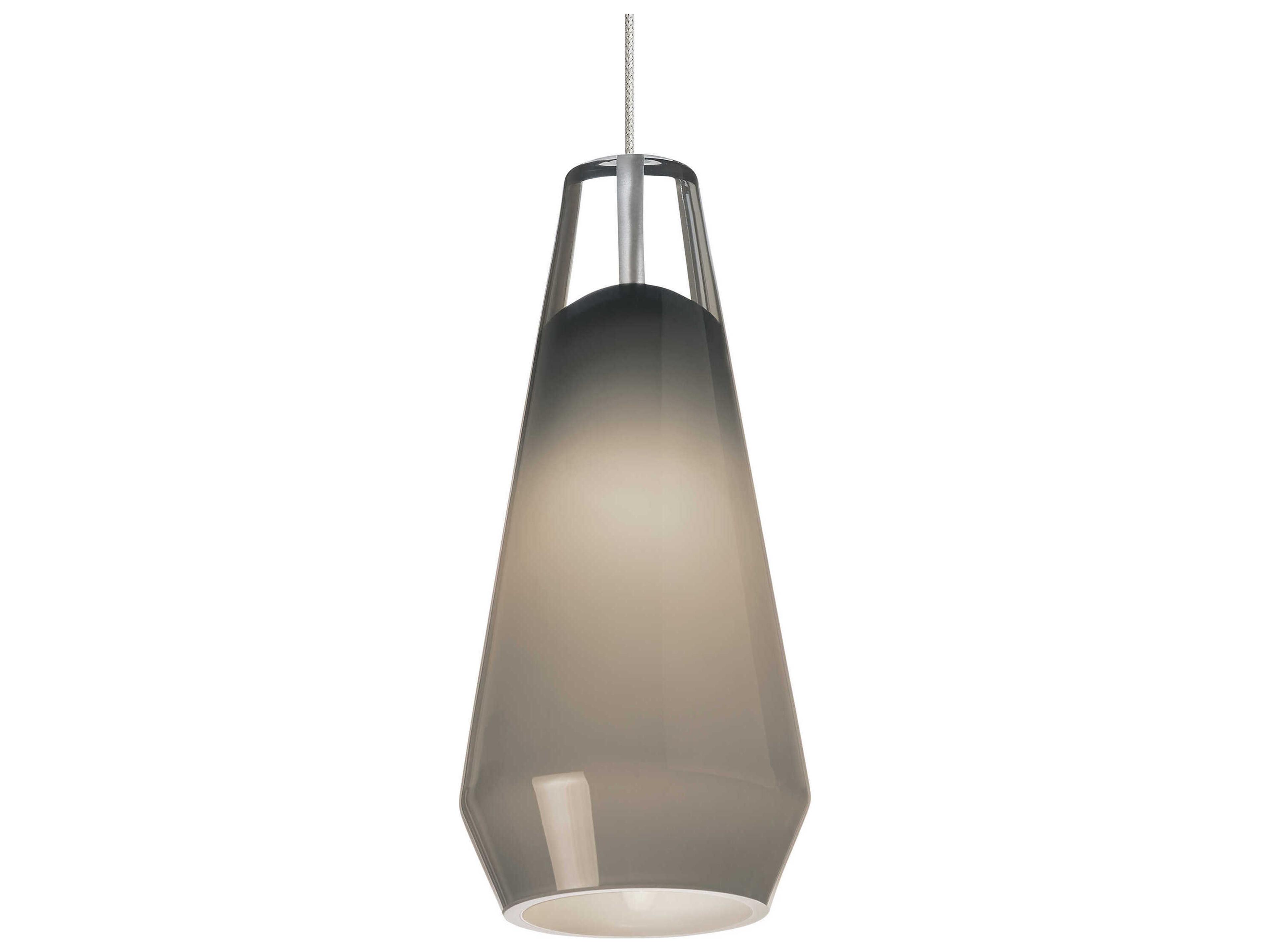 Lustra 1-Light Gray Mini Pendant