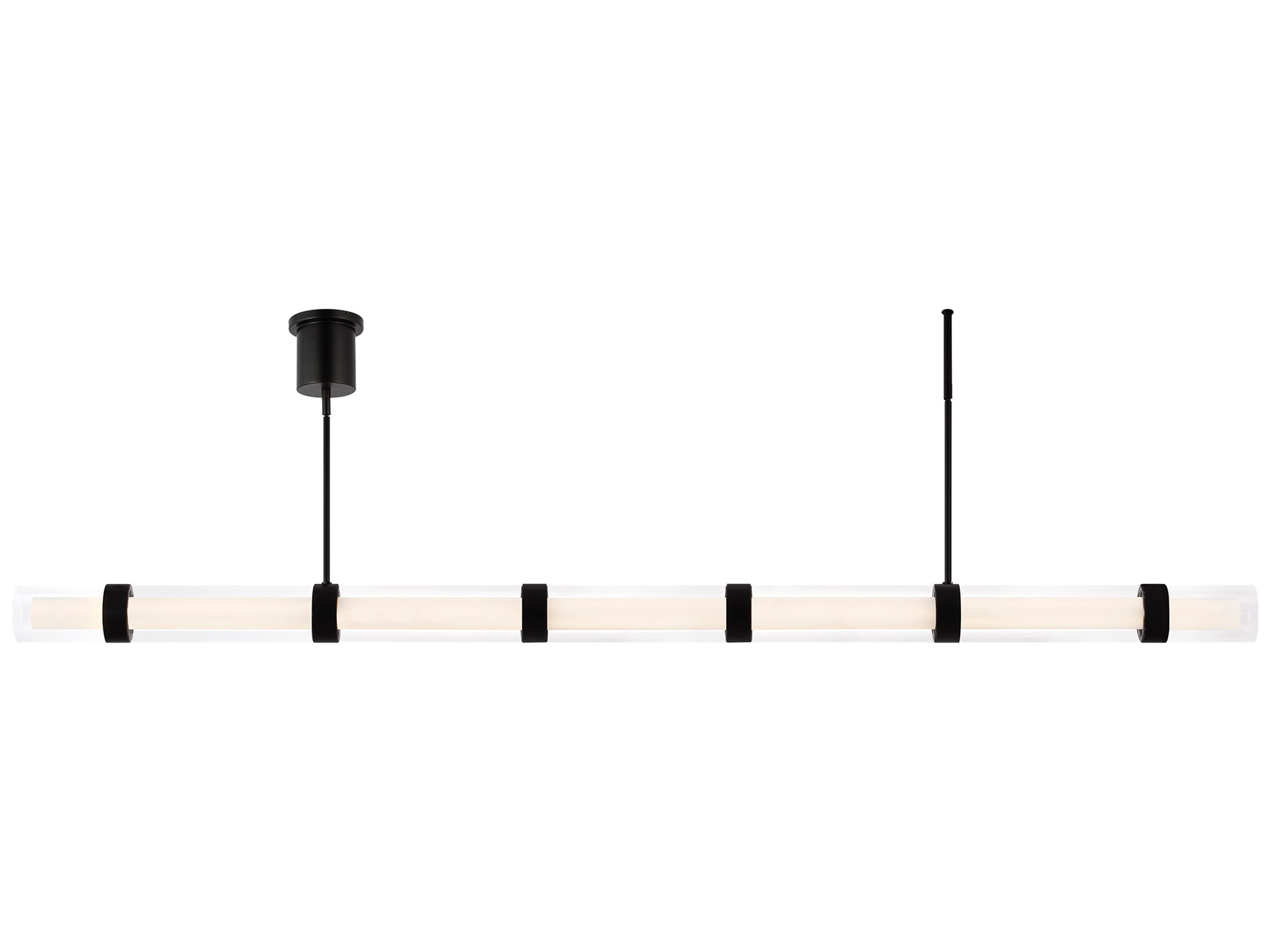 Wit Linear Suspension Black LED Light
