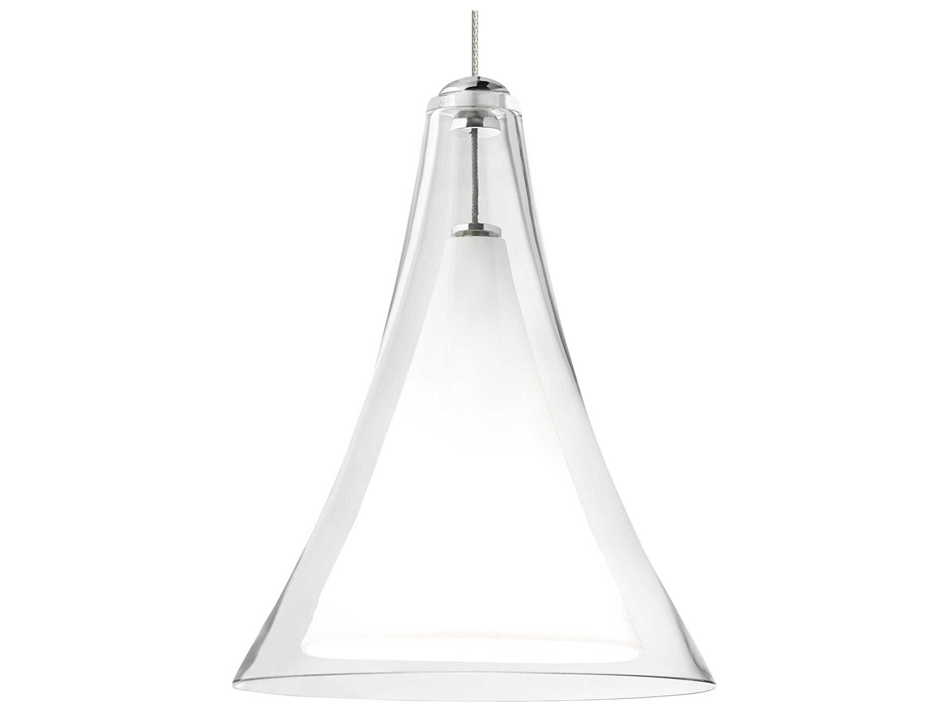 Visual Comfort Modern Melrose-II 1-Light Clear Mini Pendant