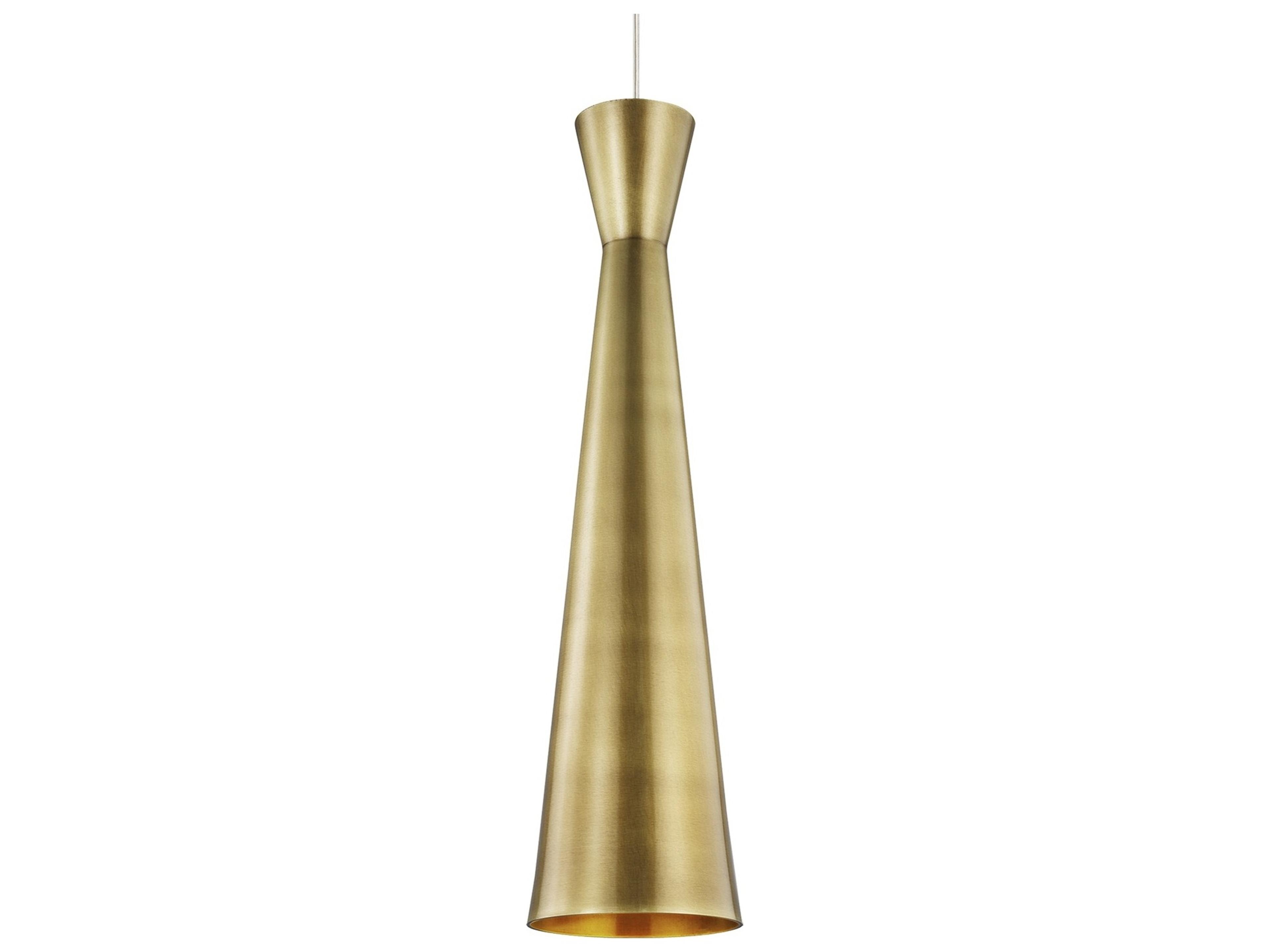 Windsor 1-Light Brass Mini Pendant