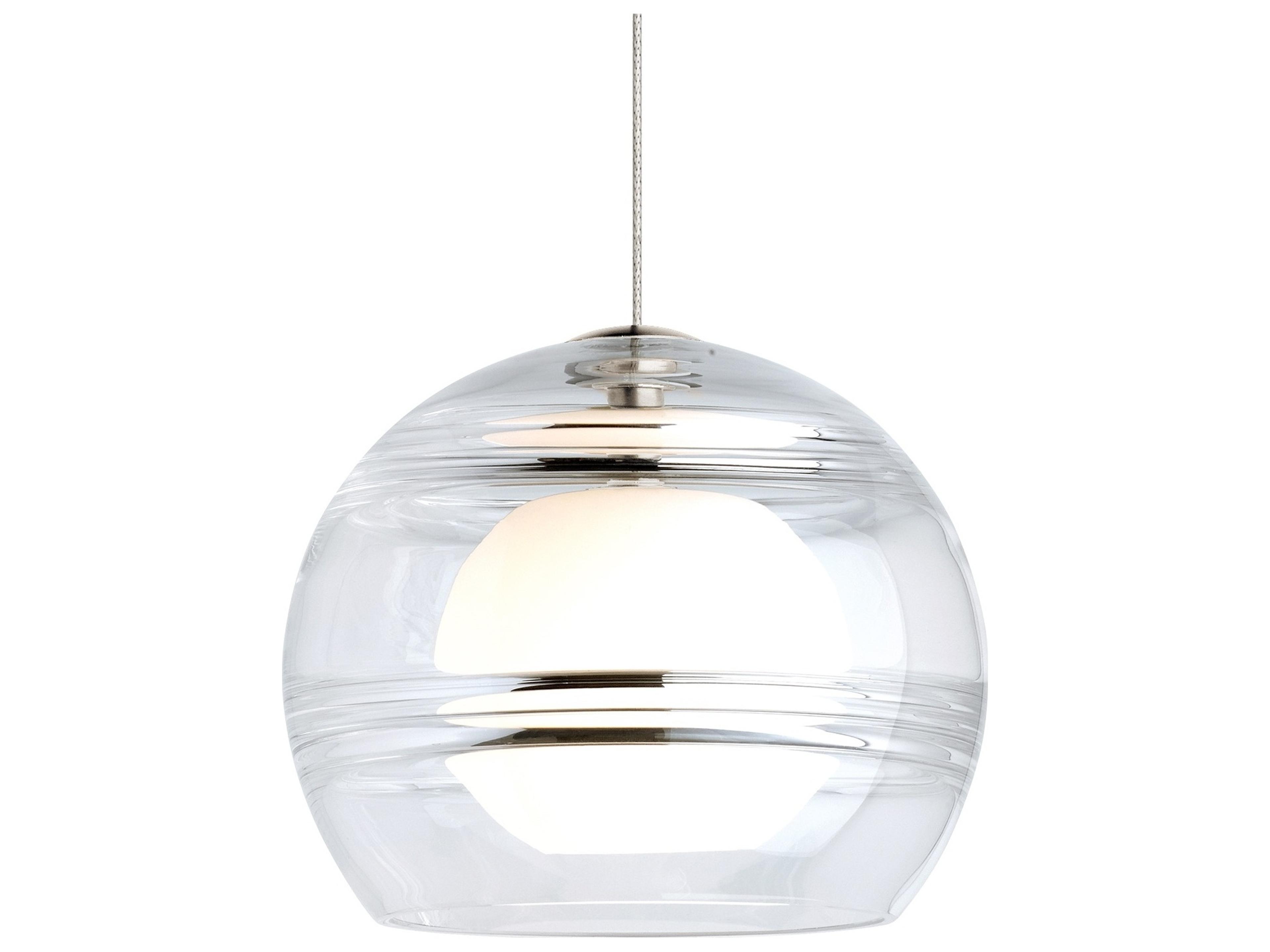 Sedona 1-Light Sat Nickel Globe Mini Pendant