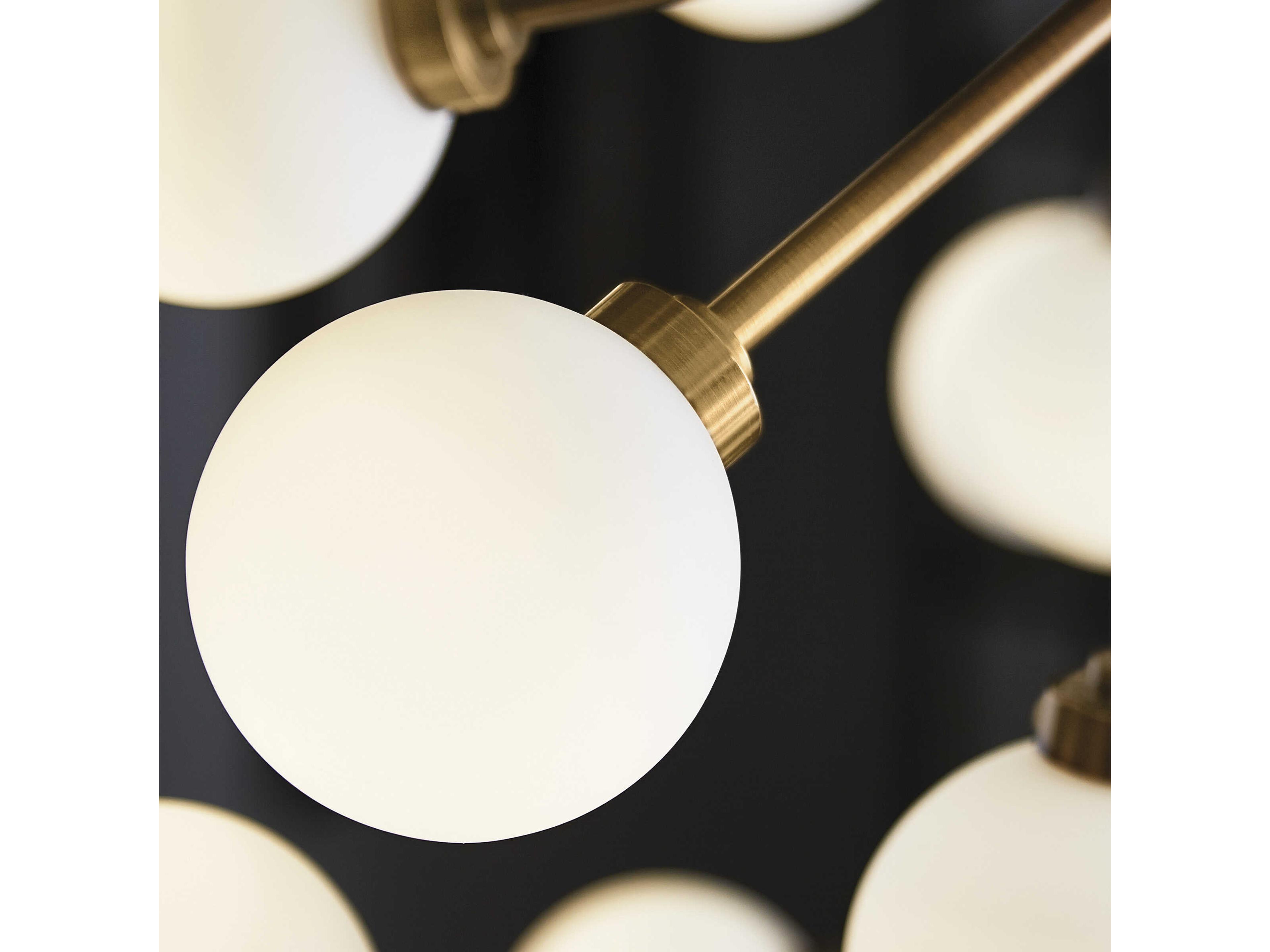 Visual Comfort Modern Mara 45-Light Aged Brass Chandelier