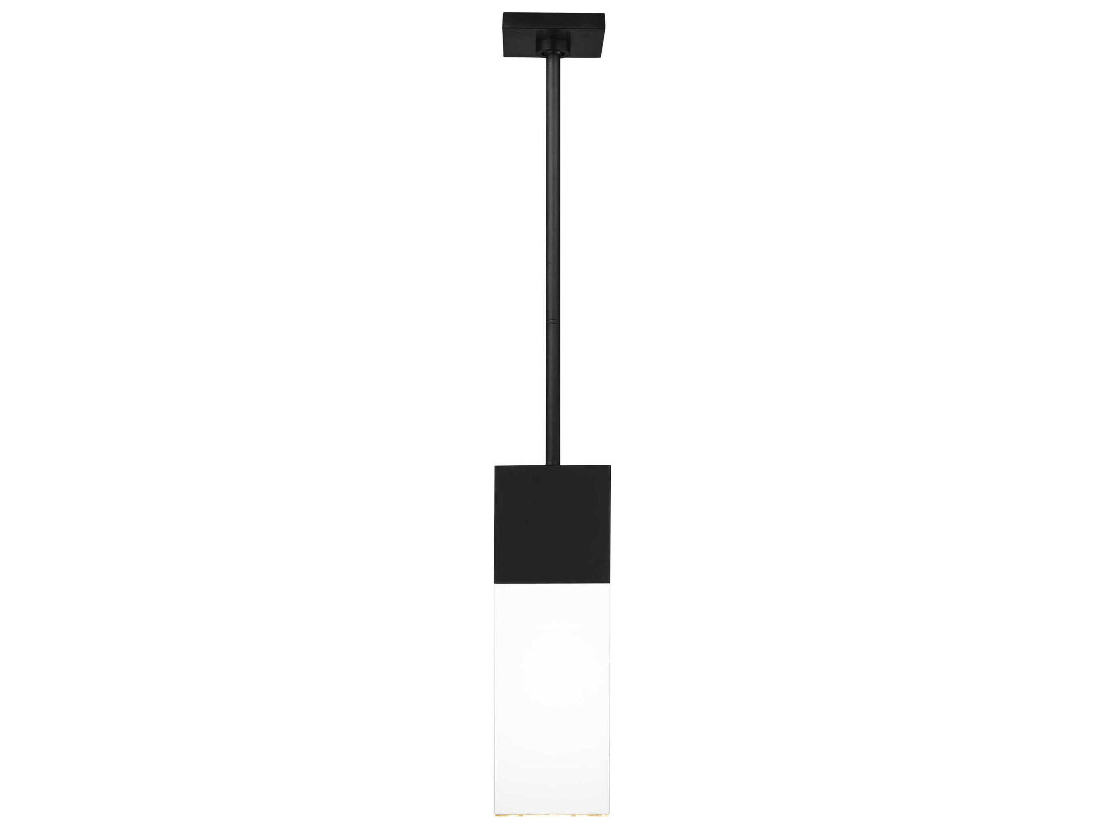 Kulma 1-Light Black Linear Mini Pendant