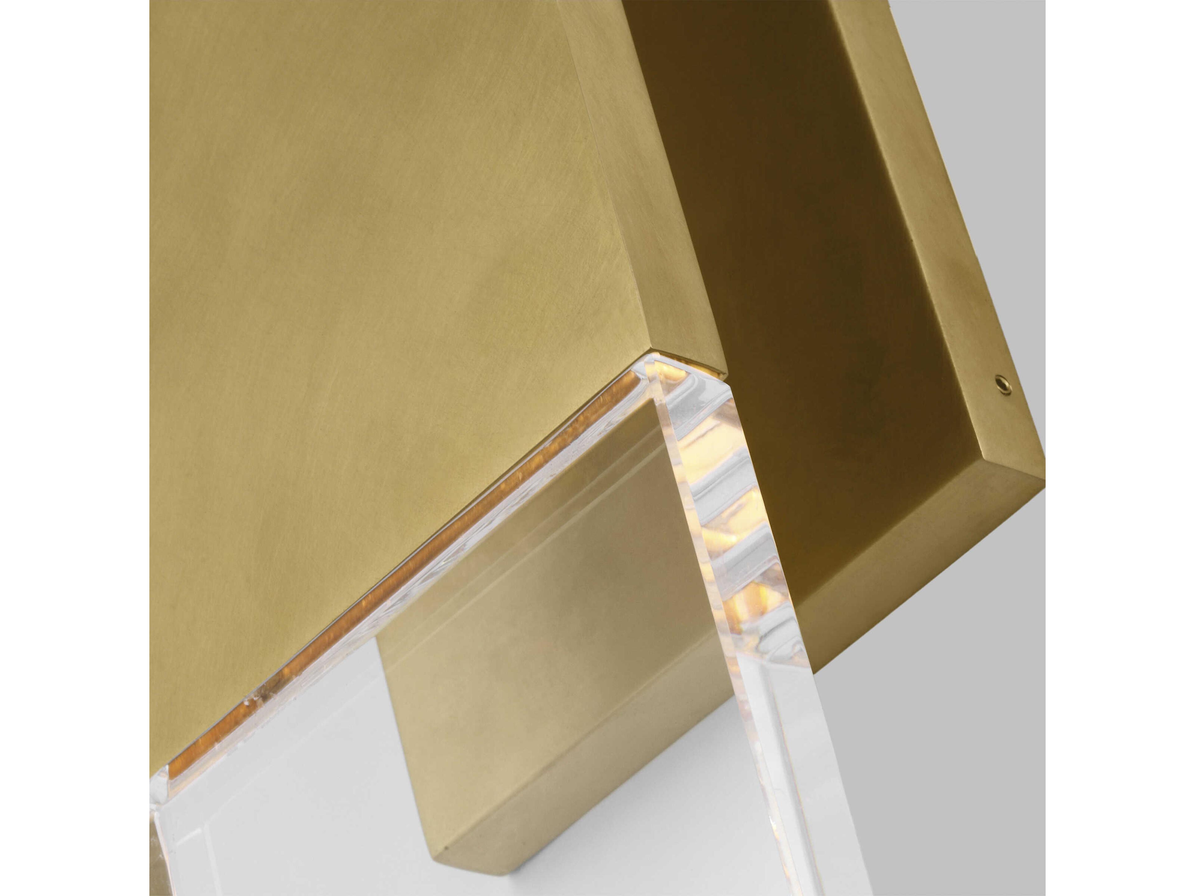 Visual Comfort Modern Kulma 1-Light Natural Brass Wall Sconce