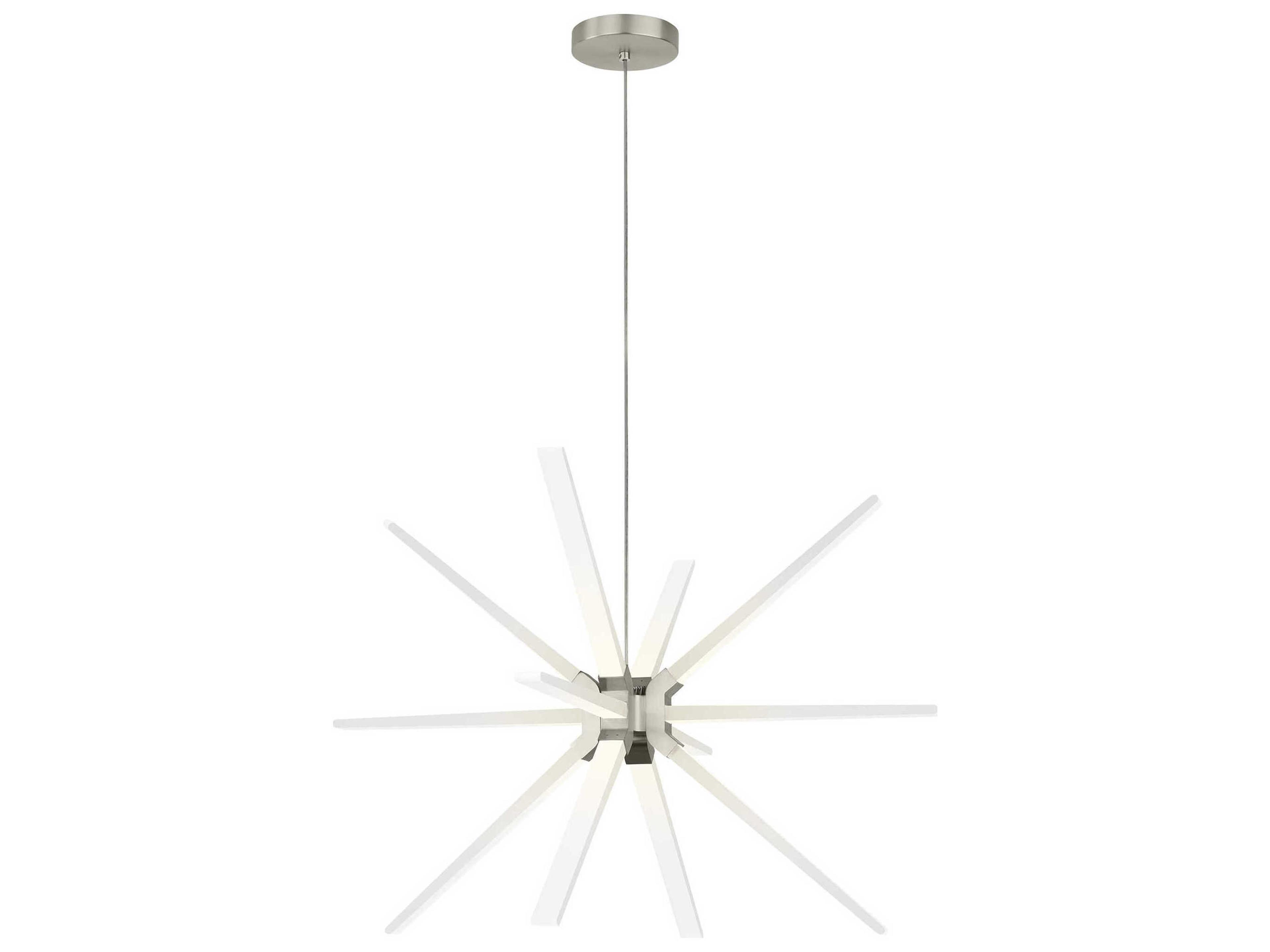Photon 18-Light Satin Nickel Sputnik Chandelier