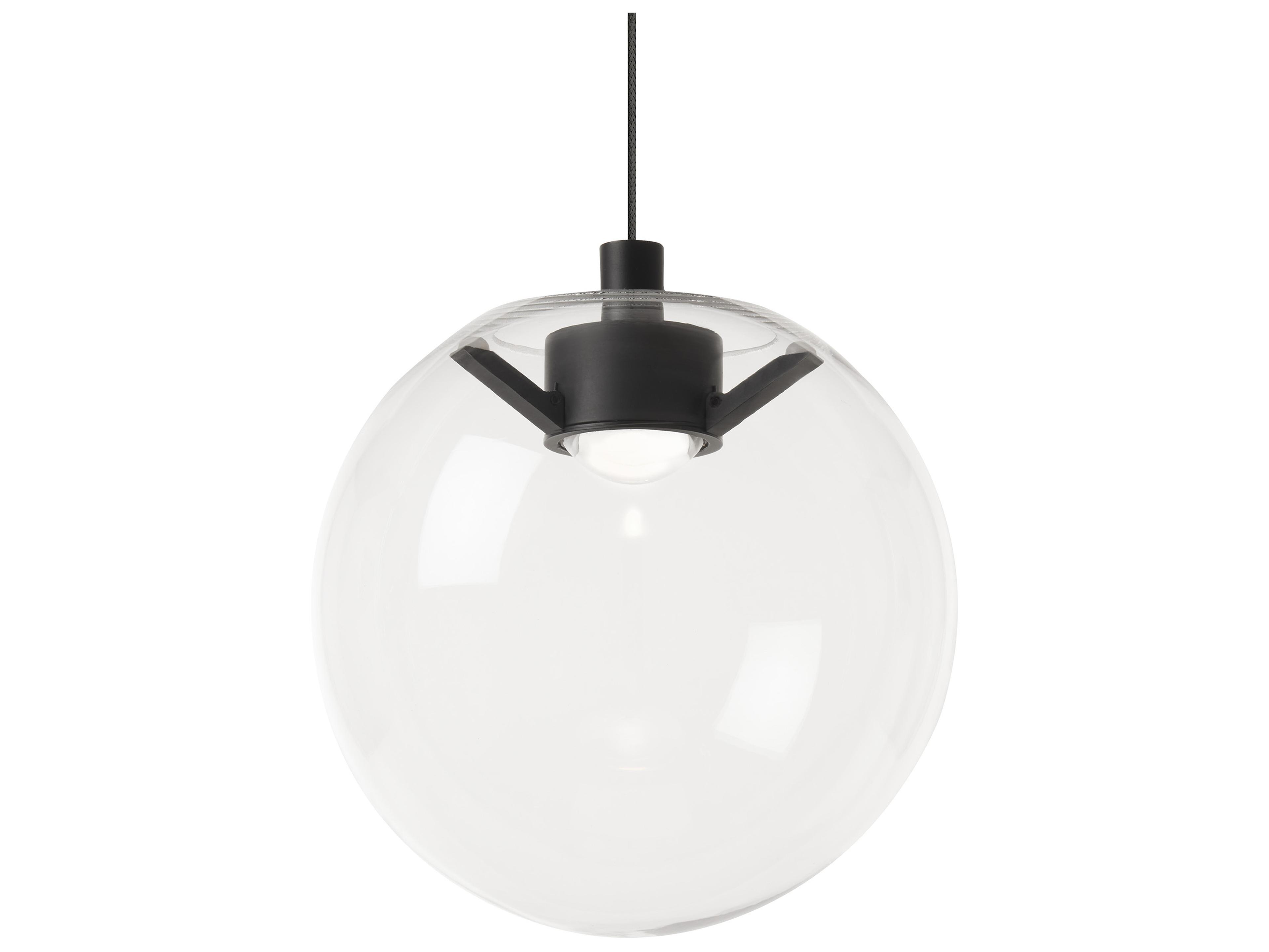 Palona Mini Pendant Light in Nightshade Black