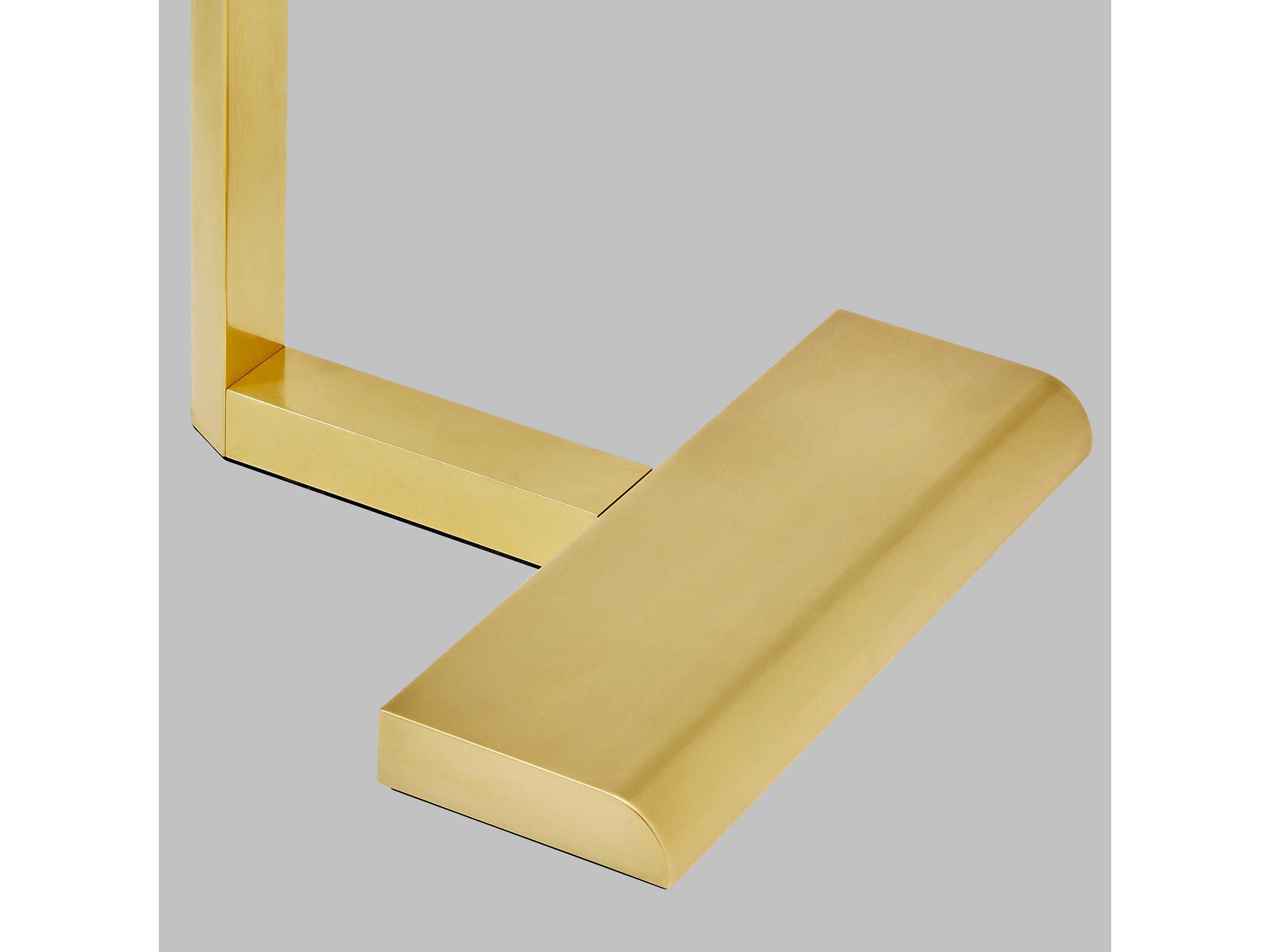 Visual Comfort Modern Dessau Natural Brass Desk Lamp