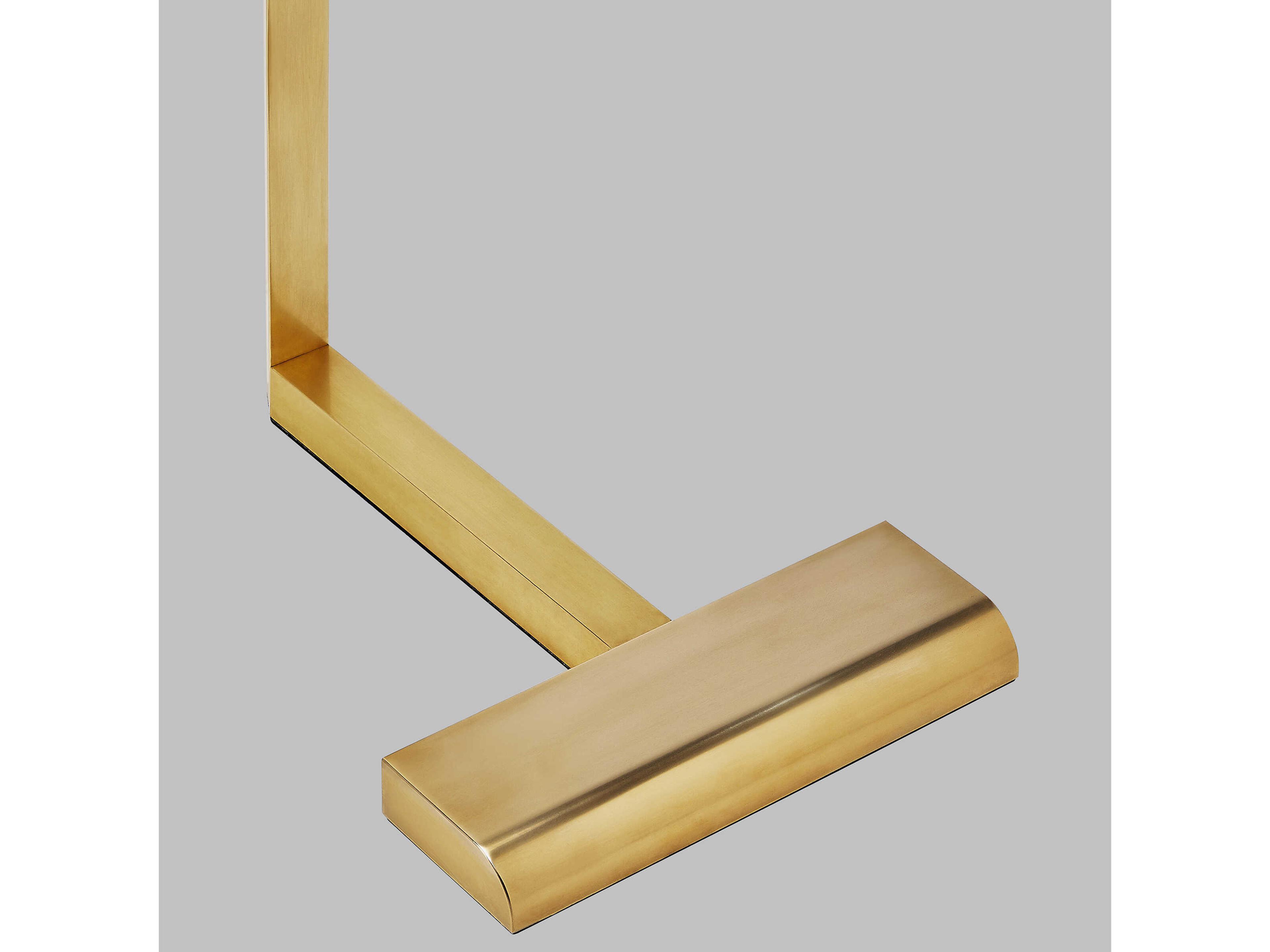 Visual Comfort Modern Dessau Natural Brass Floor Lamp