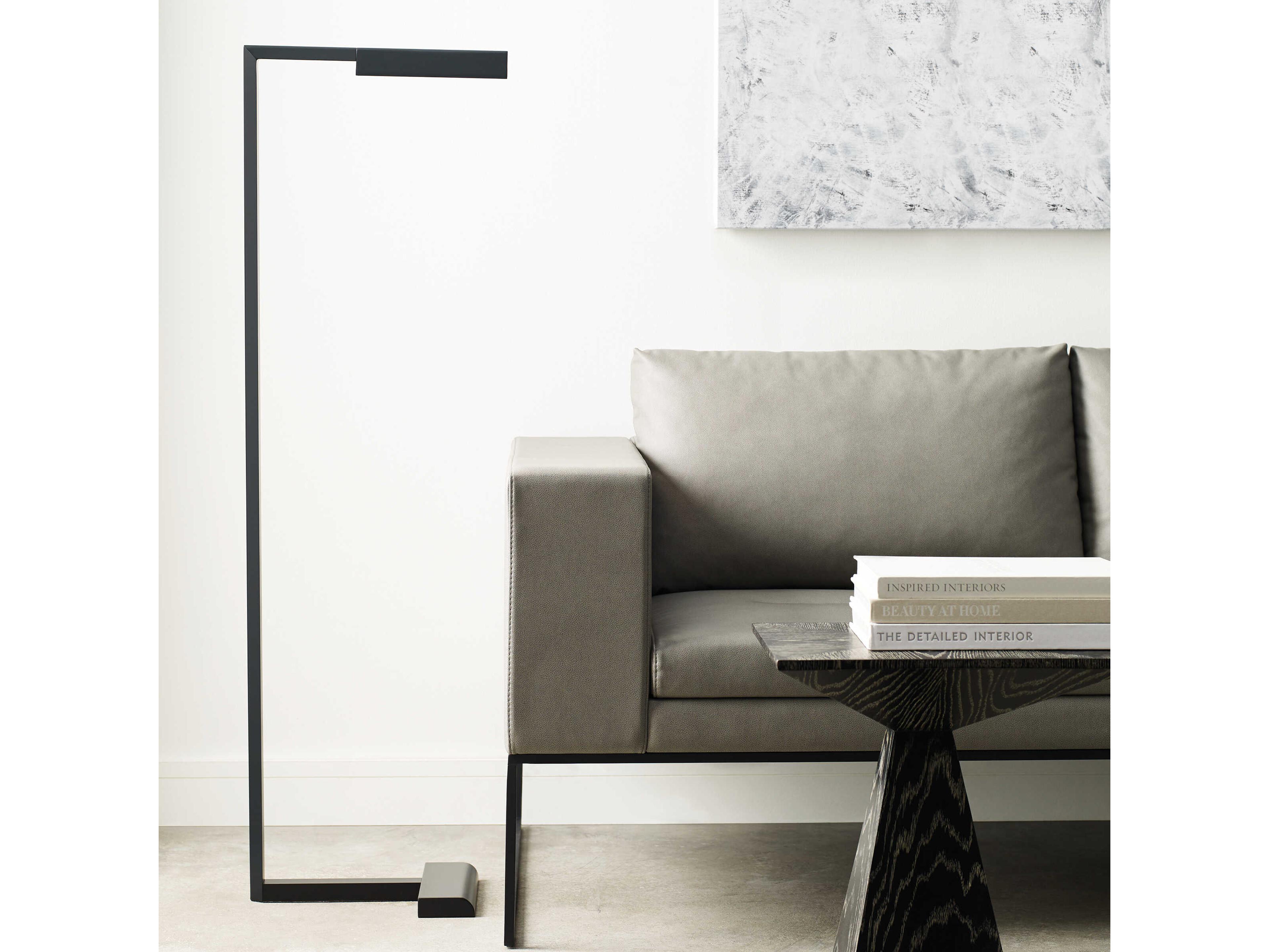 Visual Comfort Modern Dessau Nightshade Black Floor Lamp