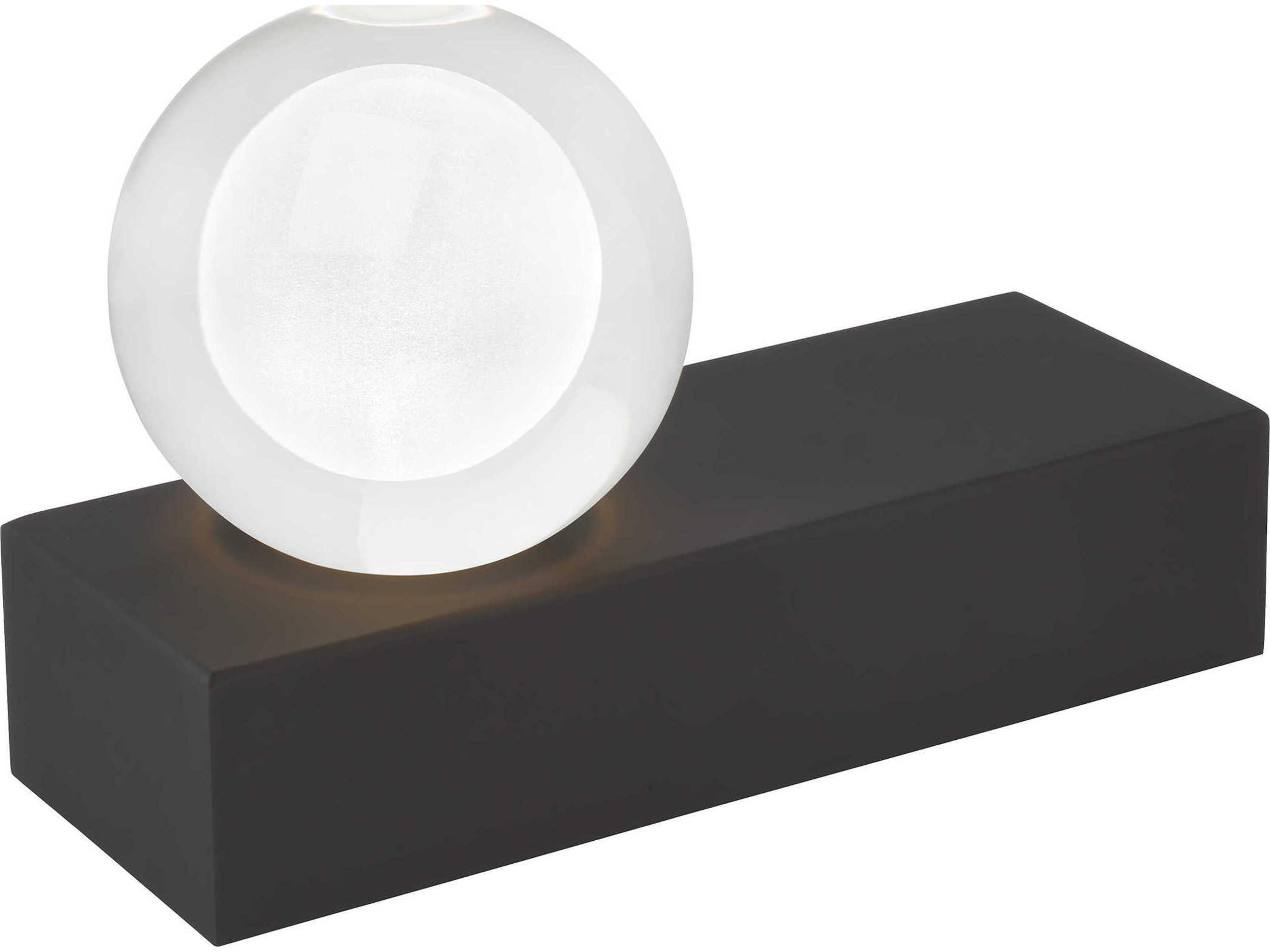 Visual Comfort Modern Mina Nightshade Black Table Lamp