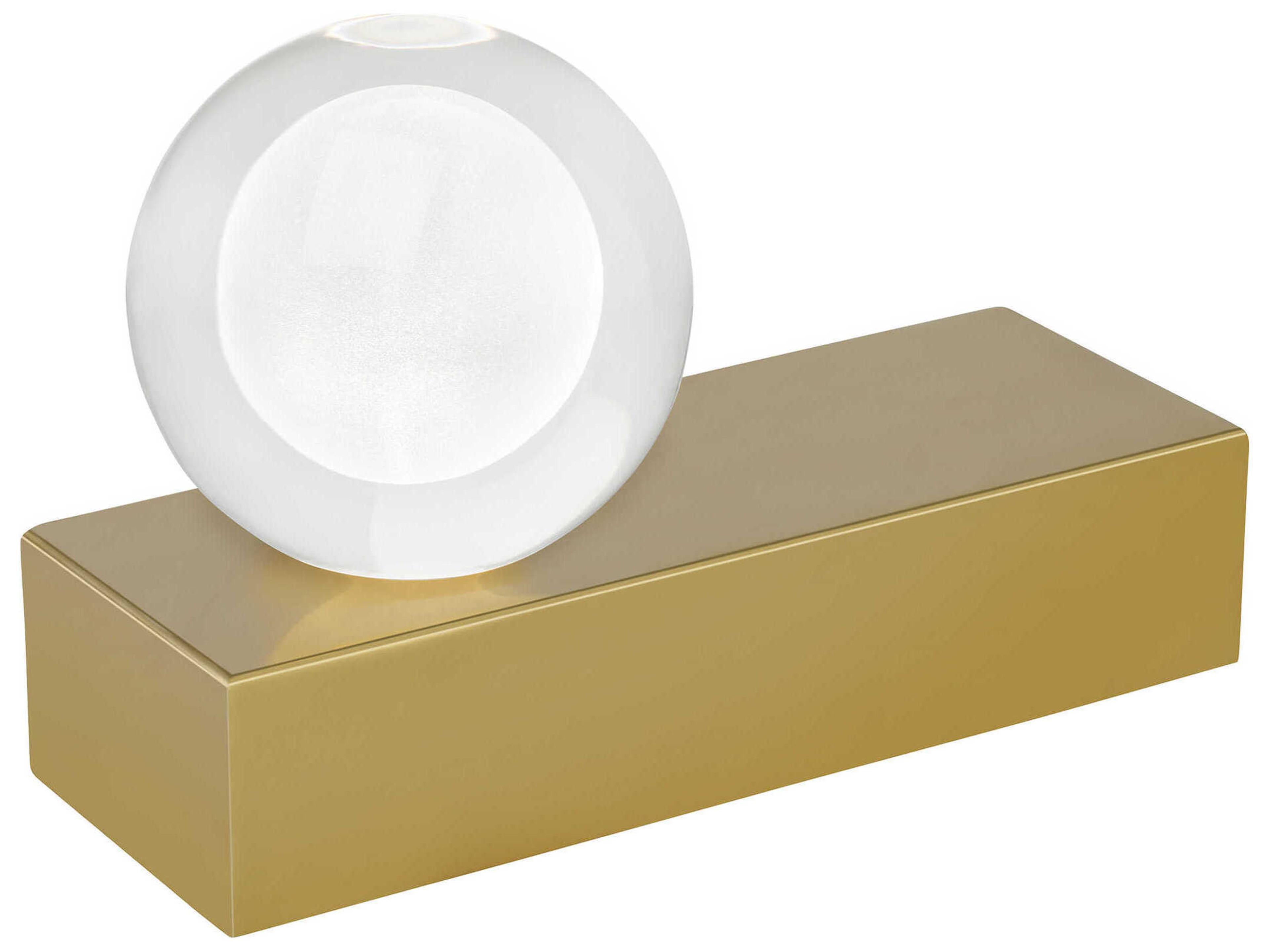 Visual Comfort Modern Mina Natural Brass Table Lamp